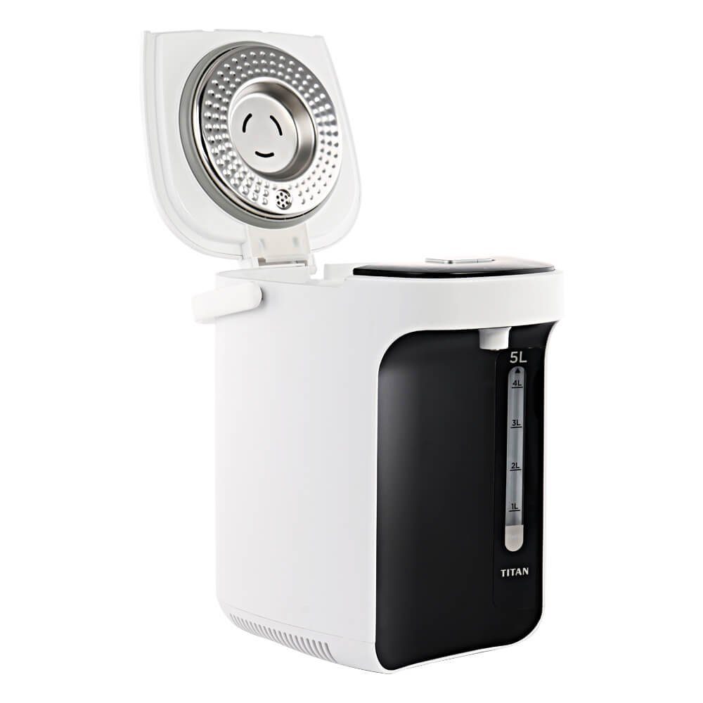 BEM Wasserkocher TITAN 2.1 Thermopot Wasserkocher Pumpkanne, 5 l, 1600 W, Teekocher Thermoskanne Samowar mit Temperatureinstellung