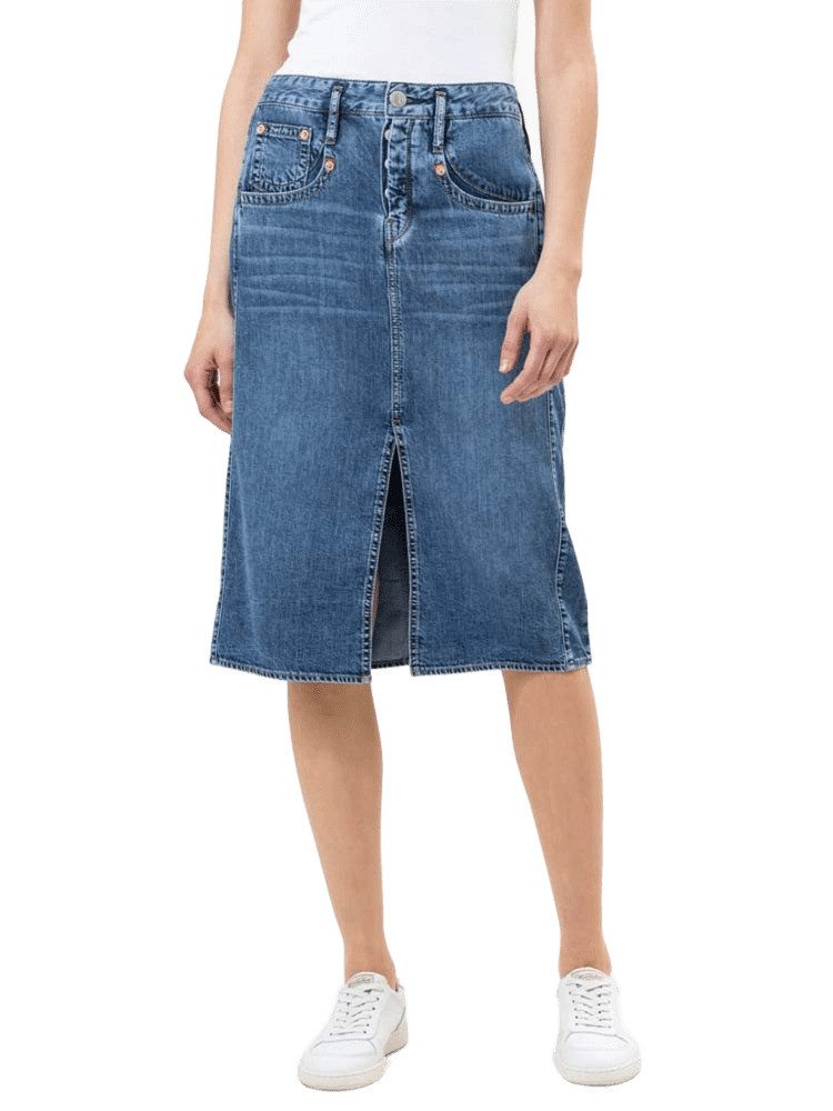 Herrlicher Jeansrock Shyra Skirt Midi Hoher günstig online kaufen