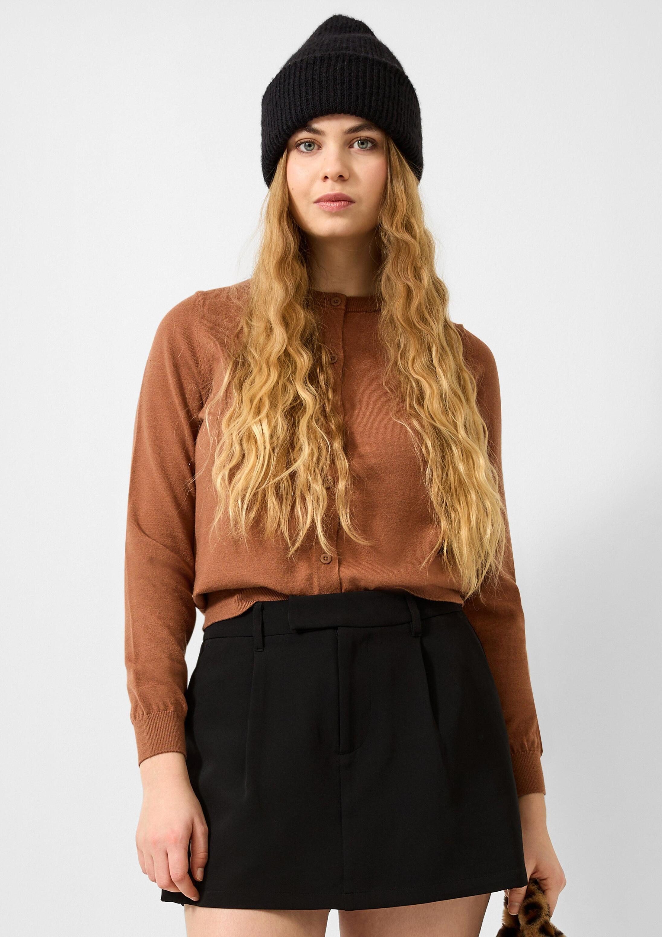 QS Cardigan Strickjacke Viskosemix-Strickjacke, QS x Vanessa Mai