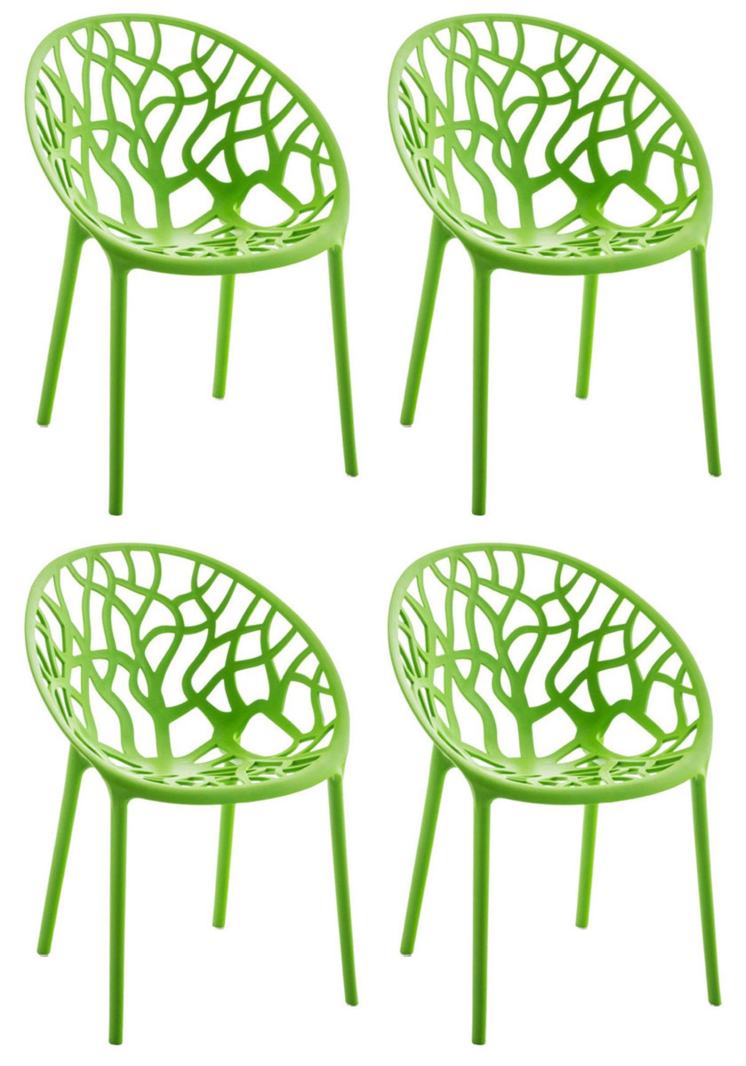 TPFLiving Besucherstuhl Holle - bequemer Stuhl im Retro-Look (Besucherstuhl günstig online kaufen