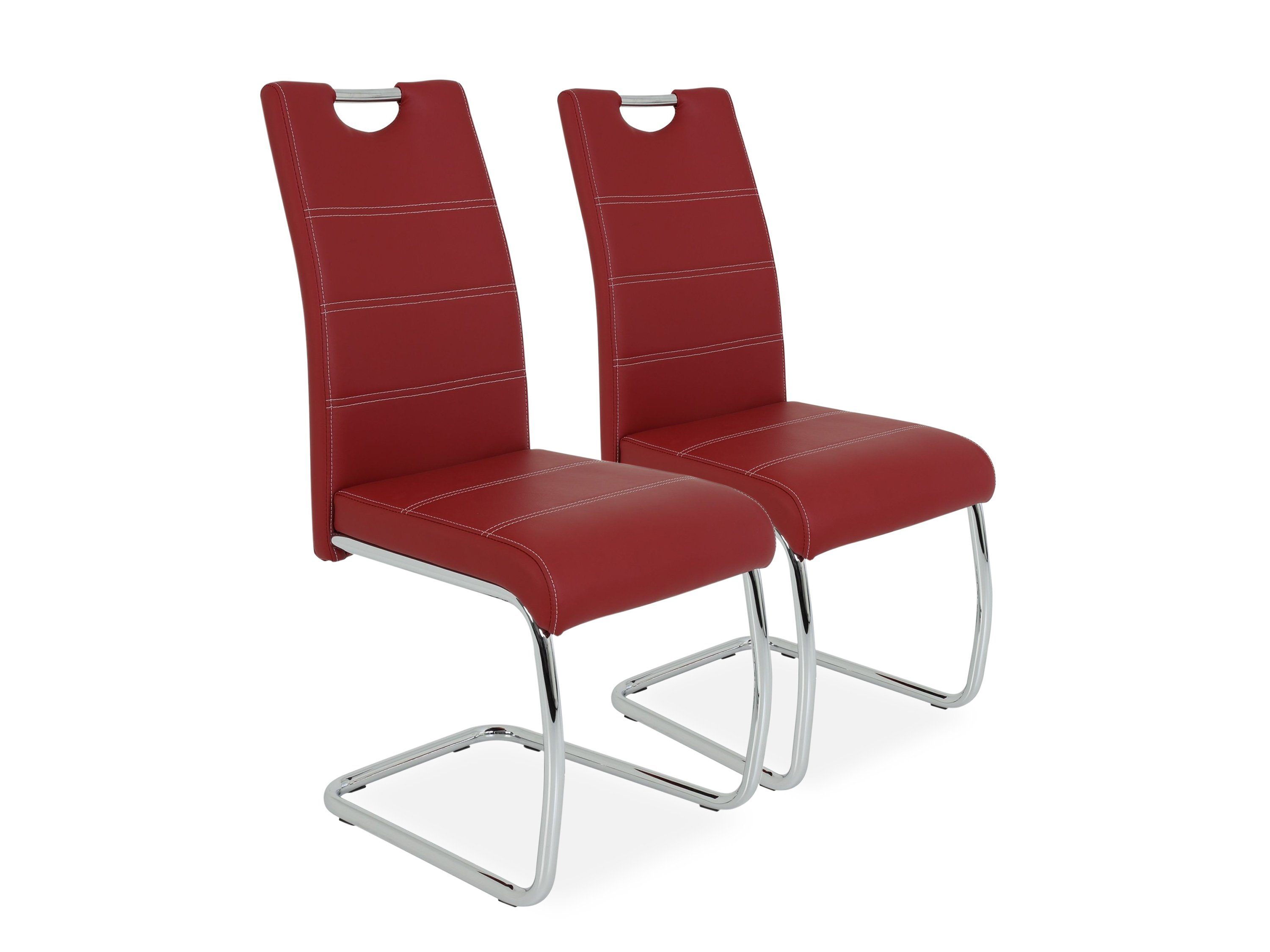 HELA Freischwinger Freischwinger, HELA Freischwinger FLORA S 2er Set (BHT 42x98x57 cm) Esszimmerstuhl