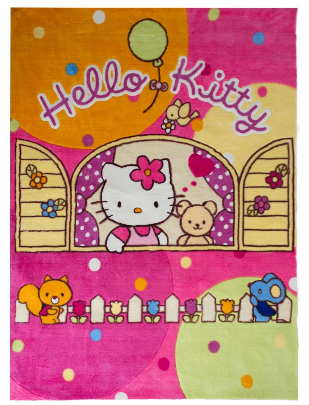 Teppich Hello Kitty 170 x 115 cm HK-BC-12, Hello Kitty, Rechteckig, Höhe: 5 mm