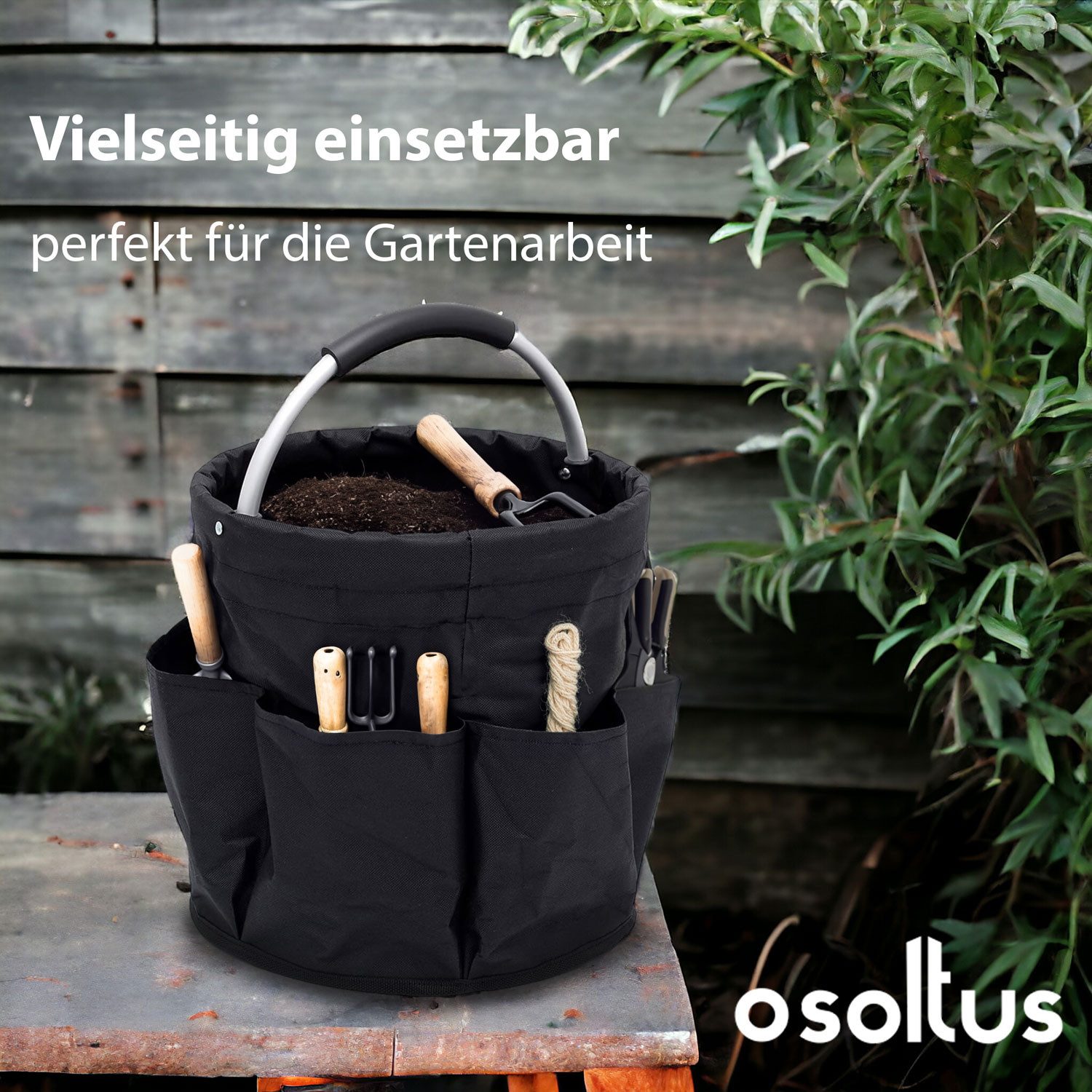 osoltus Aufbewahrungskorb osoltus Gartengerätetasche Werkzeugkorb Gartenkor günstig online kaufen