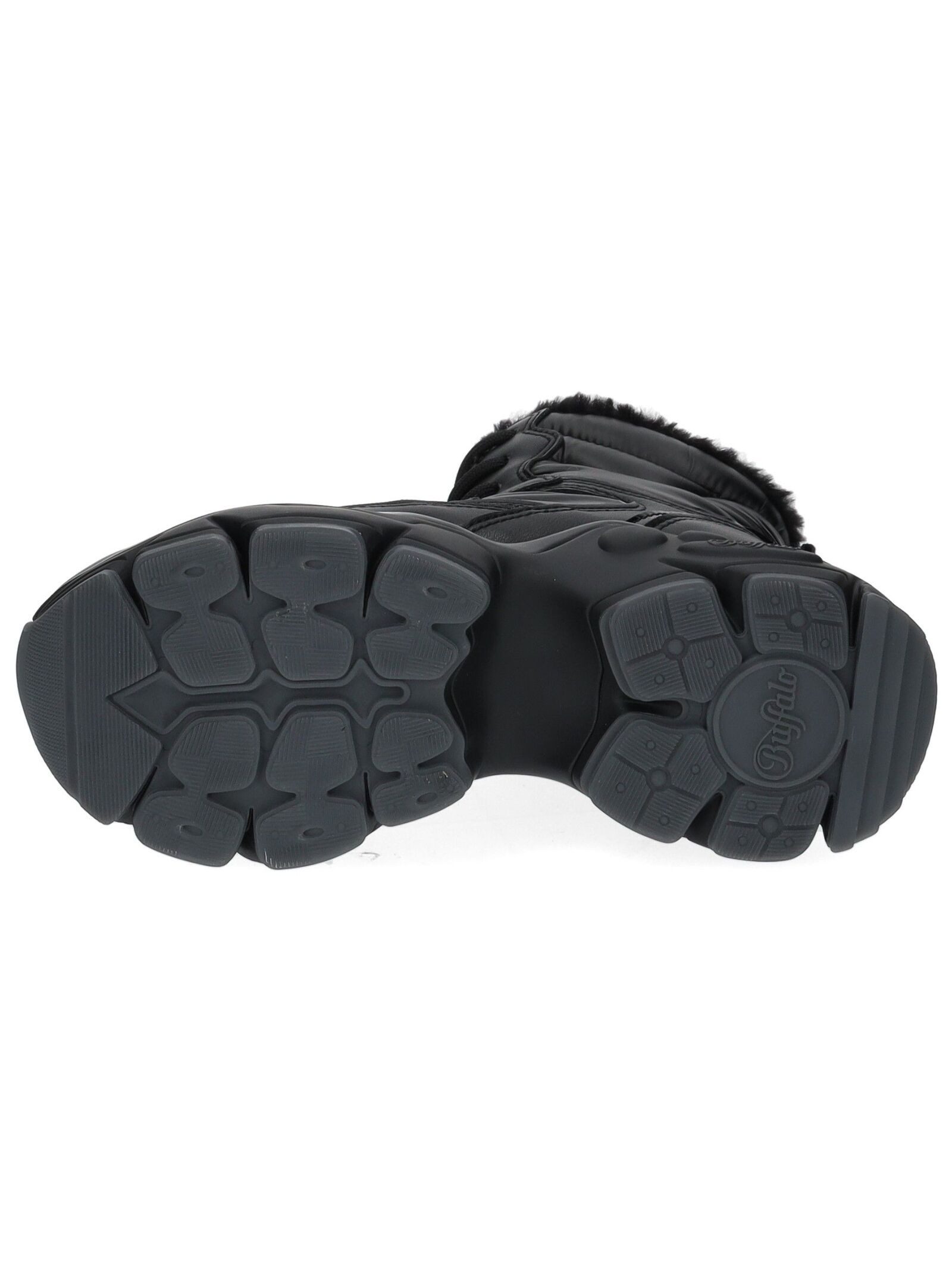 Buffalo Buffalo Stiefelette Lederimitat/Textil Schnürstiefelette