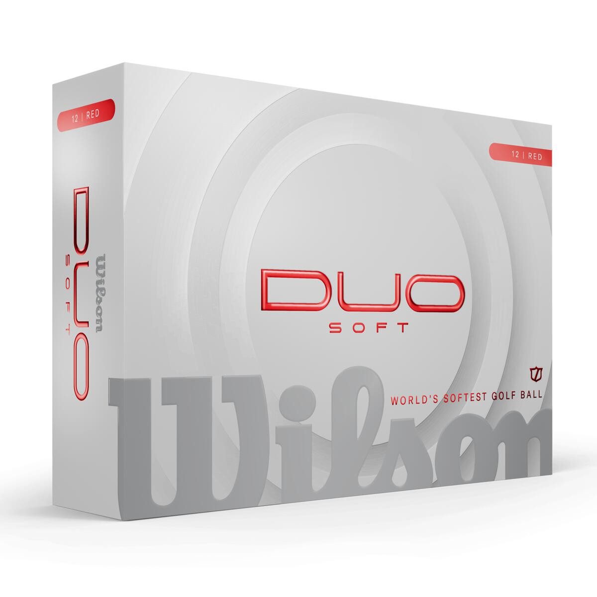 Wilson Golfball Wilson Golfball Duo Soft 2025 Rot 1 Dutzend