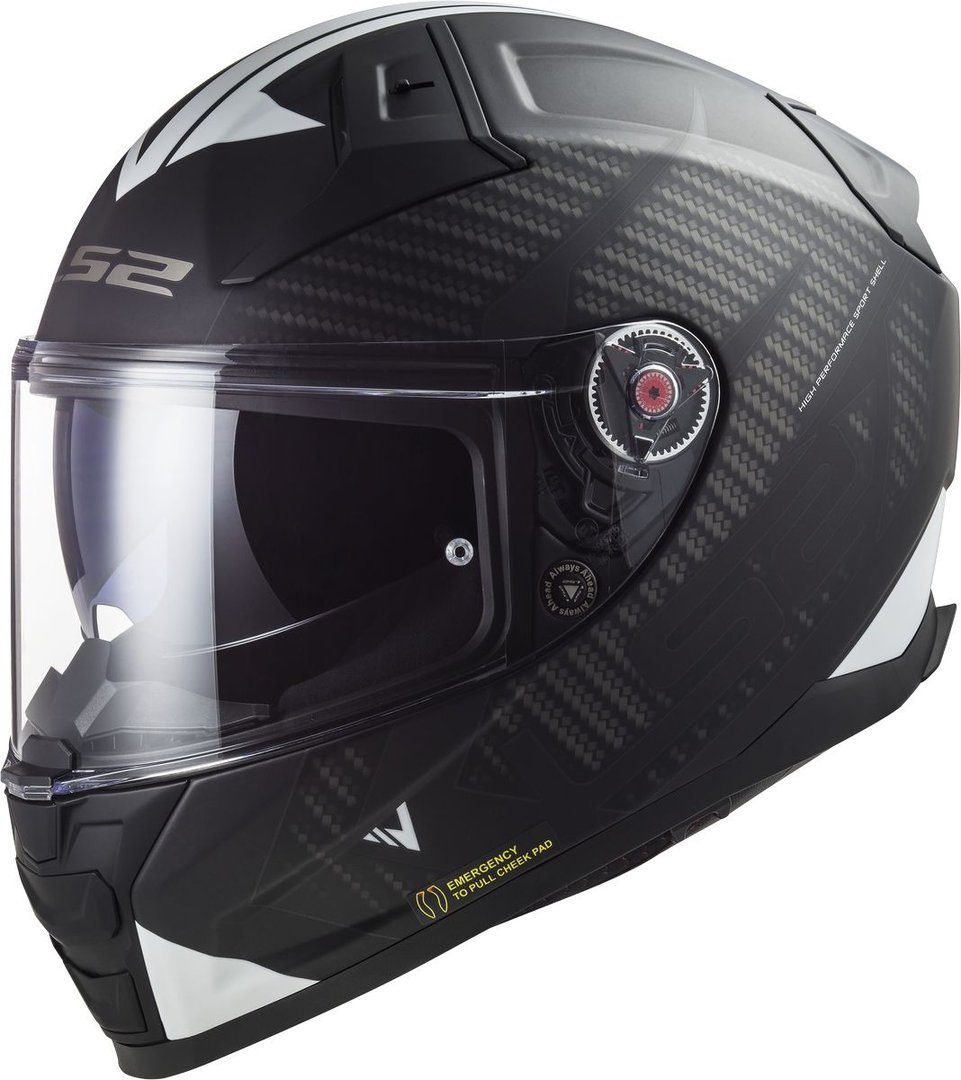 LS2 Motorradhelm FF811 Vector II Splitter Helm, Vorbereitet Für Kommunikationssystem,notfallsystem-polsterung (eq