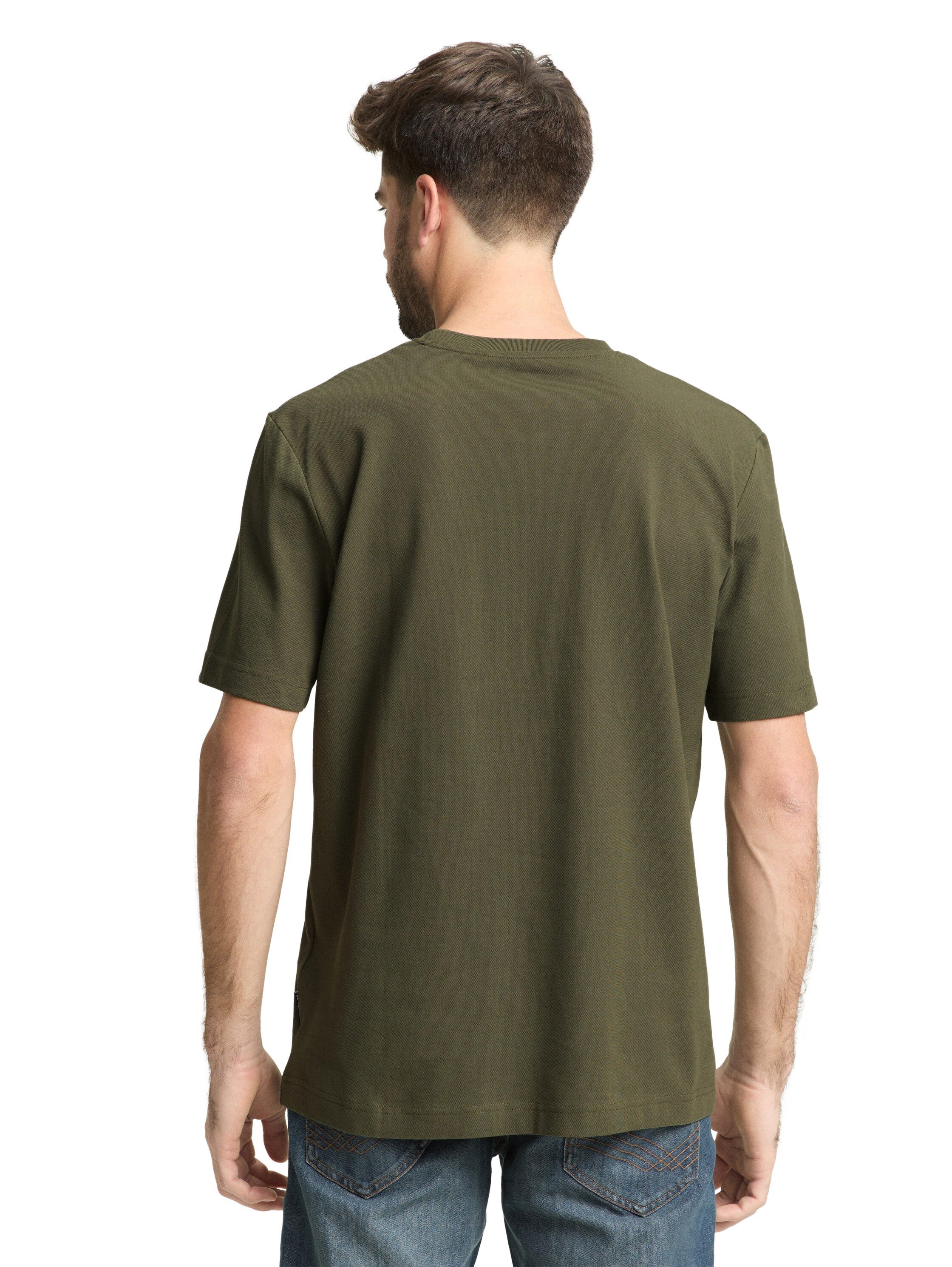 TOM TAILOR T-Shirt mit Pique Struktur günstig online kaufen