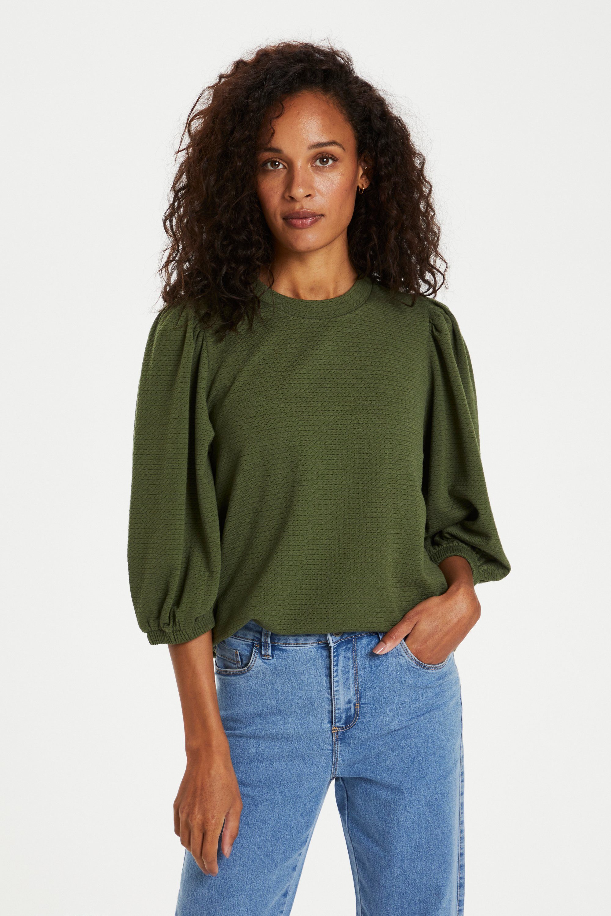KAFFE Langarmbluse KAjanna Jersey Blouse günstig online kaufen