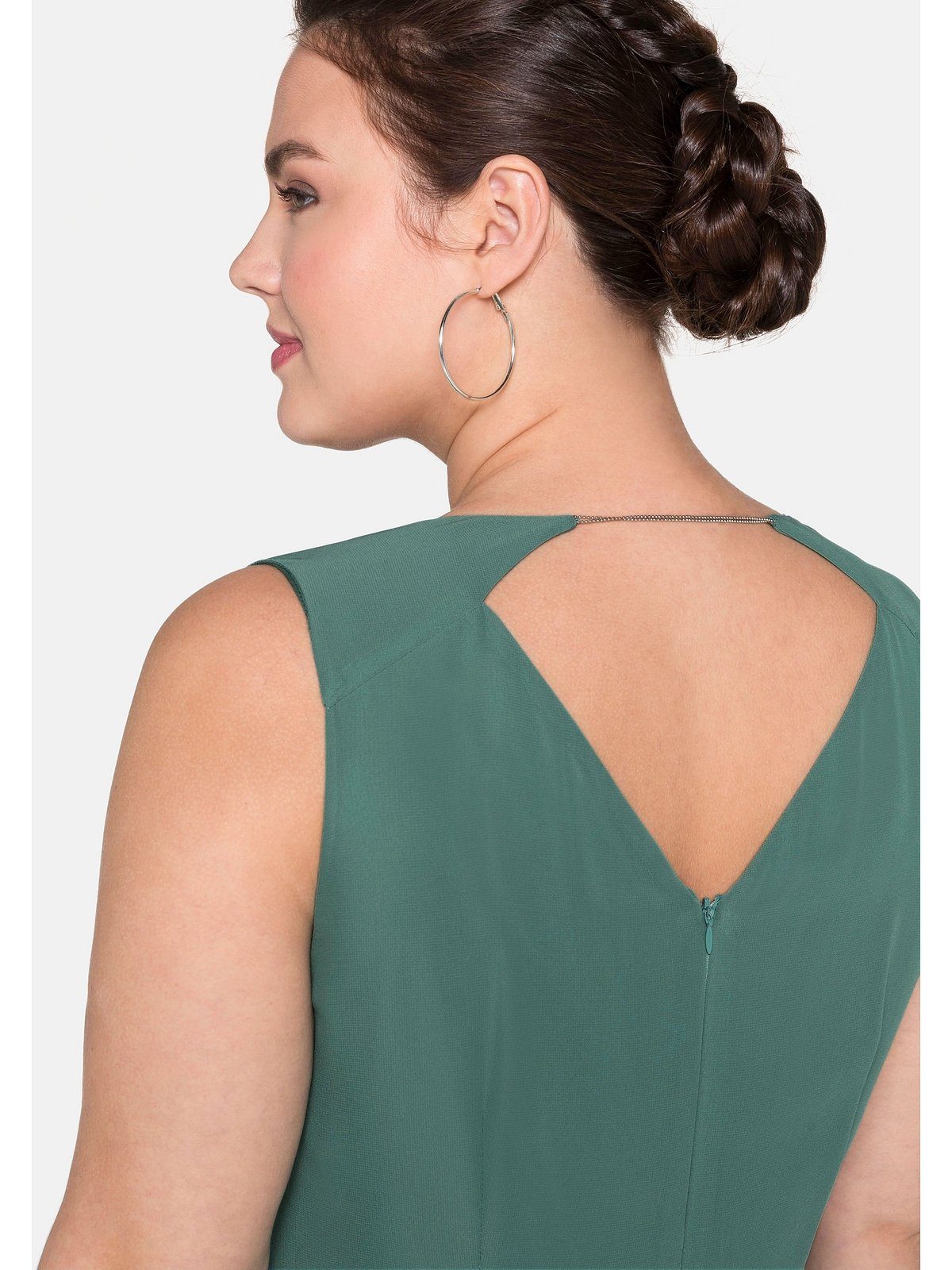 Sheego Abendkleid Große Größen in Wickeloptik