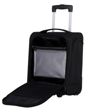 travelite Handgepäck-Trolley CABIN 2w Bordtrolley Underseat, 2 Rollen, Reisegepäck Handgepäck-Koffer Reisekoffer mit Aufsteckfunktion