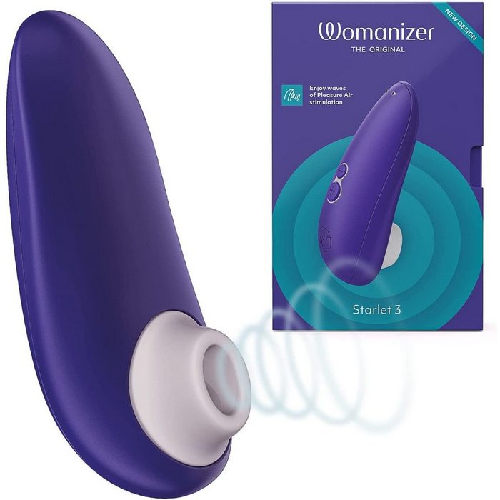 Womanizer Klitoris-Stimulator Starlet 3 Pleasure Air Technologie Wasserdicht (IPX7) Kurze Ladezeit Elegantes Design