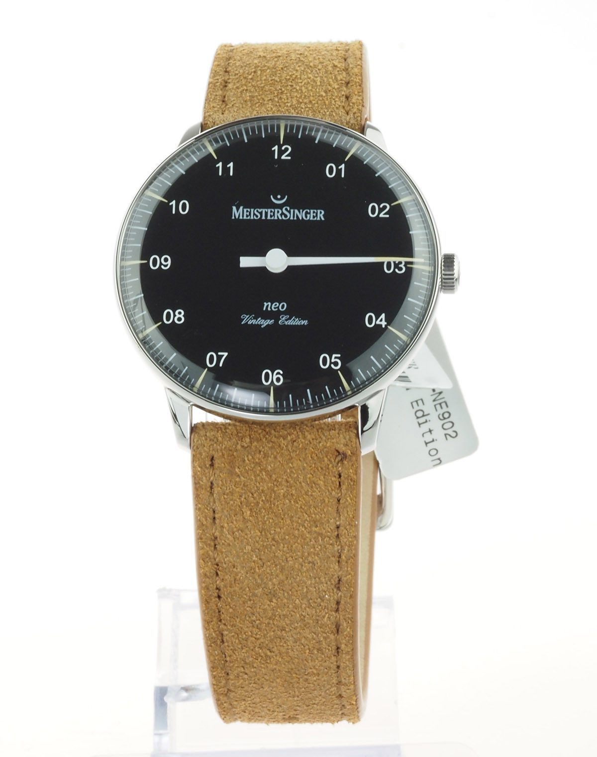 Meistersinger Schweizer Uhr Damen Uhr ED-FR21-NE902 NEO 36mm Automatik Einzeiger Uhr Limitiert, Limitiert auf 20 Stück, individuelle Nummer auf dem Gehäuseboden