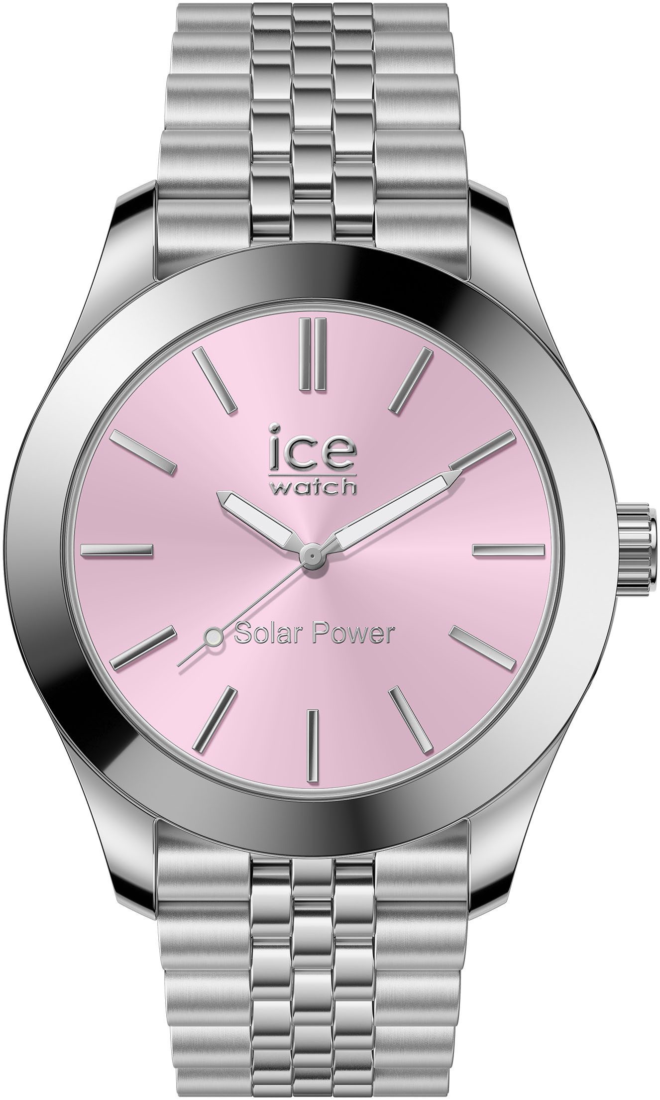 ice-watch Solaruhr ICE steel - Small - SOLAR 3H 023790, Armbanduhr, Damenuh günstig online kaufen