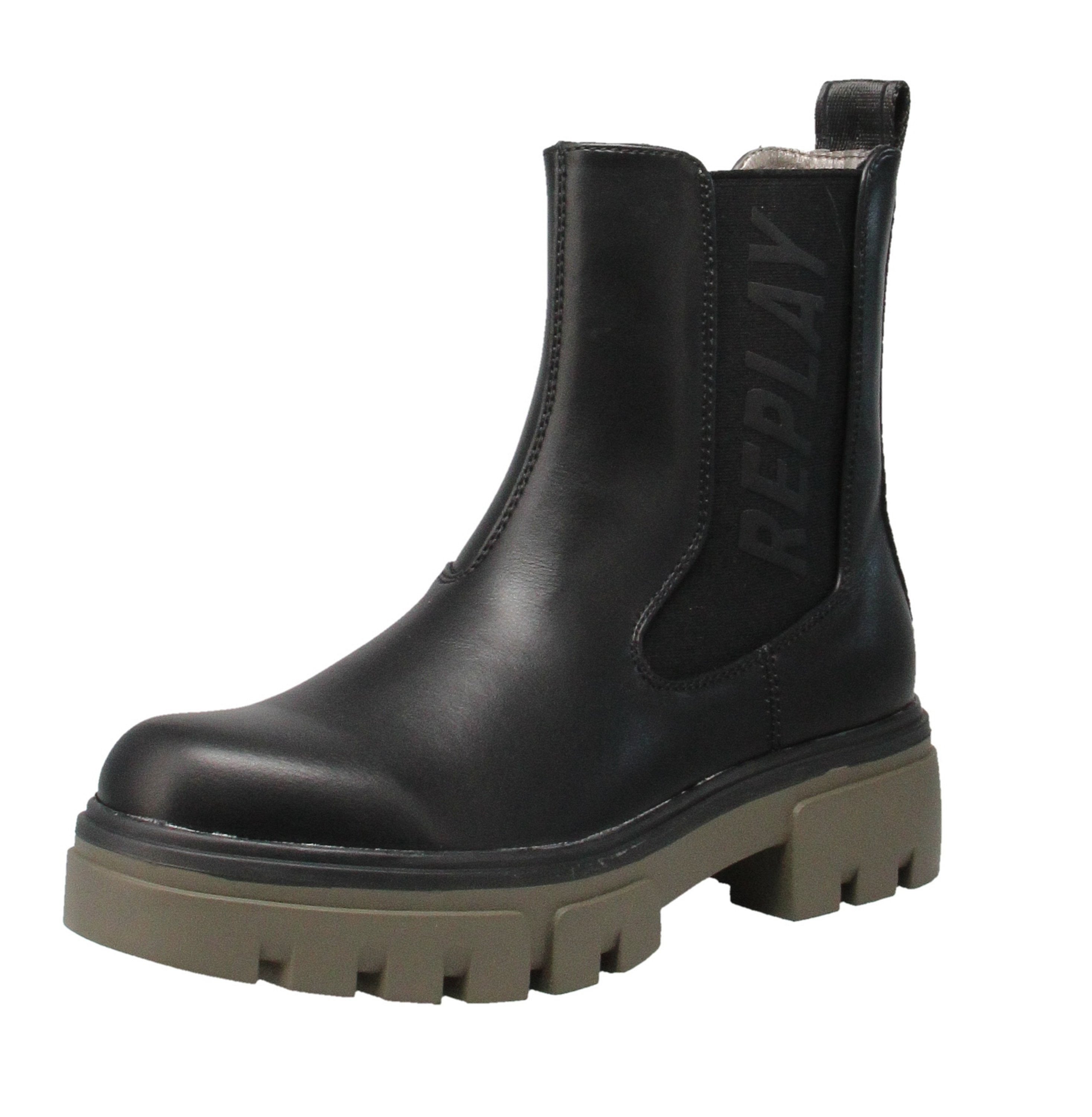 Replay GWL62 C0014S-1659BlackM.Green-40 Stiefel