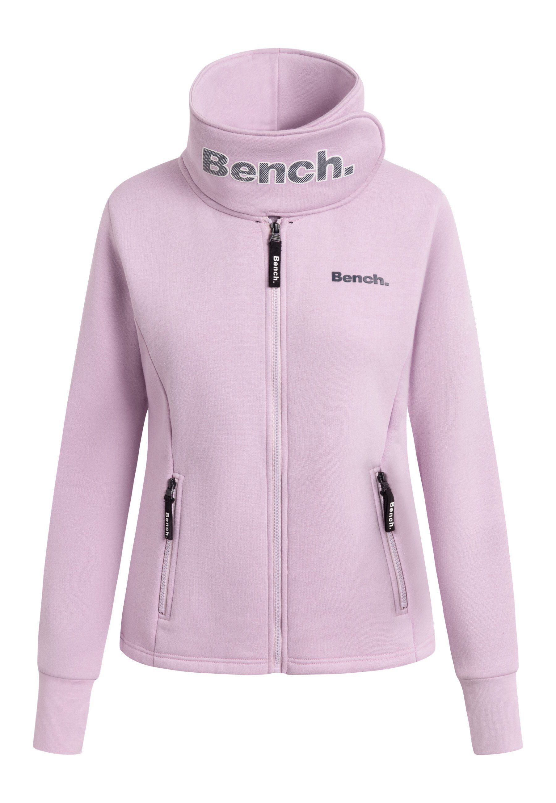 Bench. Sweatjacke Jacke Sweat Jacke HAYLO mit Stehkragen und (1-tlg)