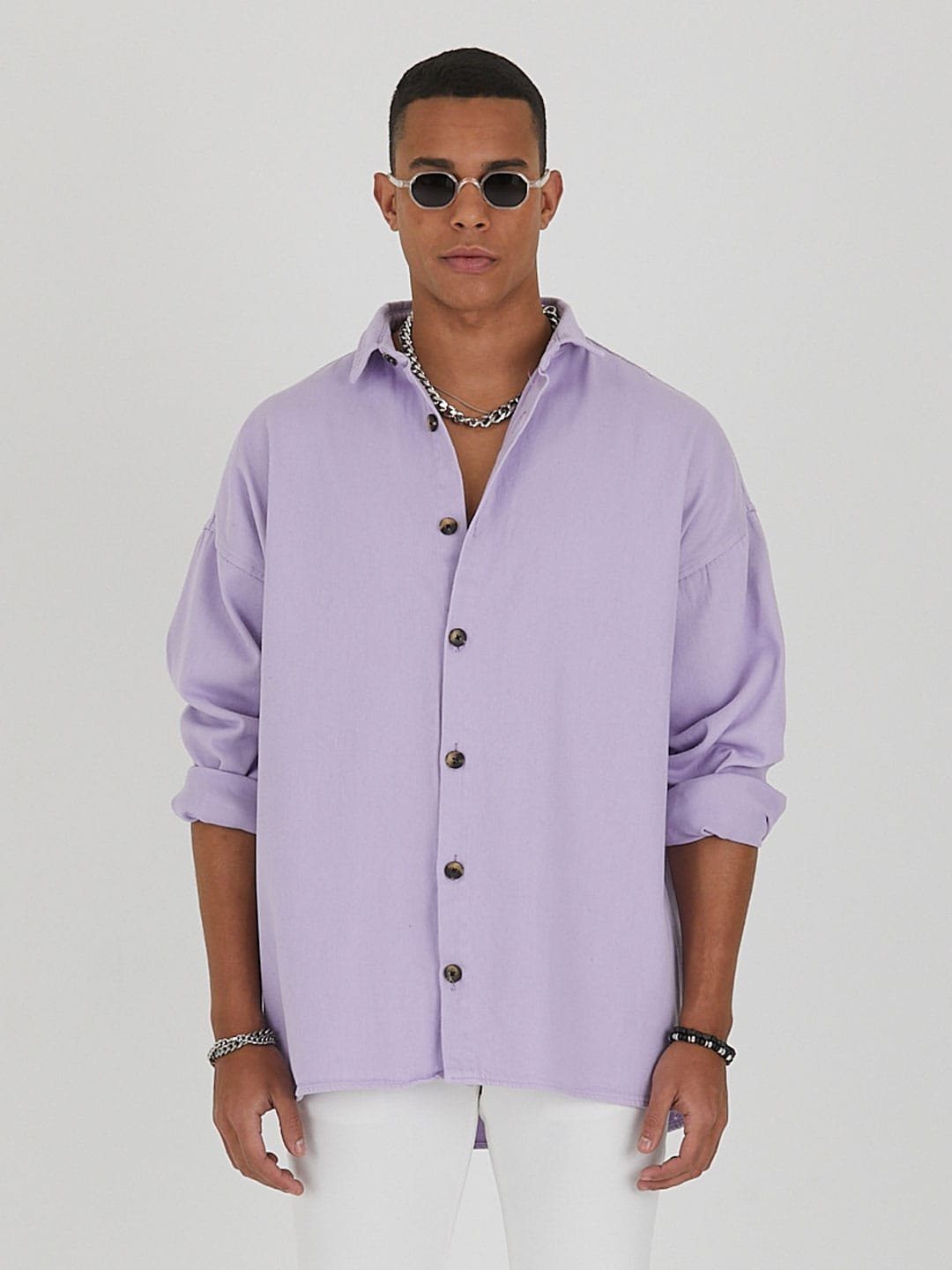 COFI Casuals Jeanshemd Jeanshemd Oversize Cotton günstig online kaufen