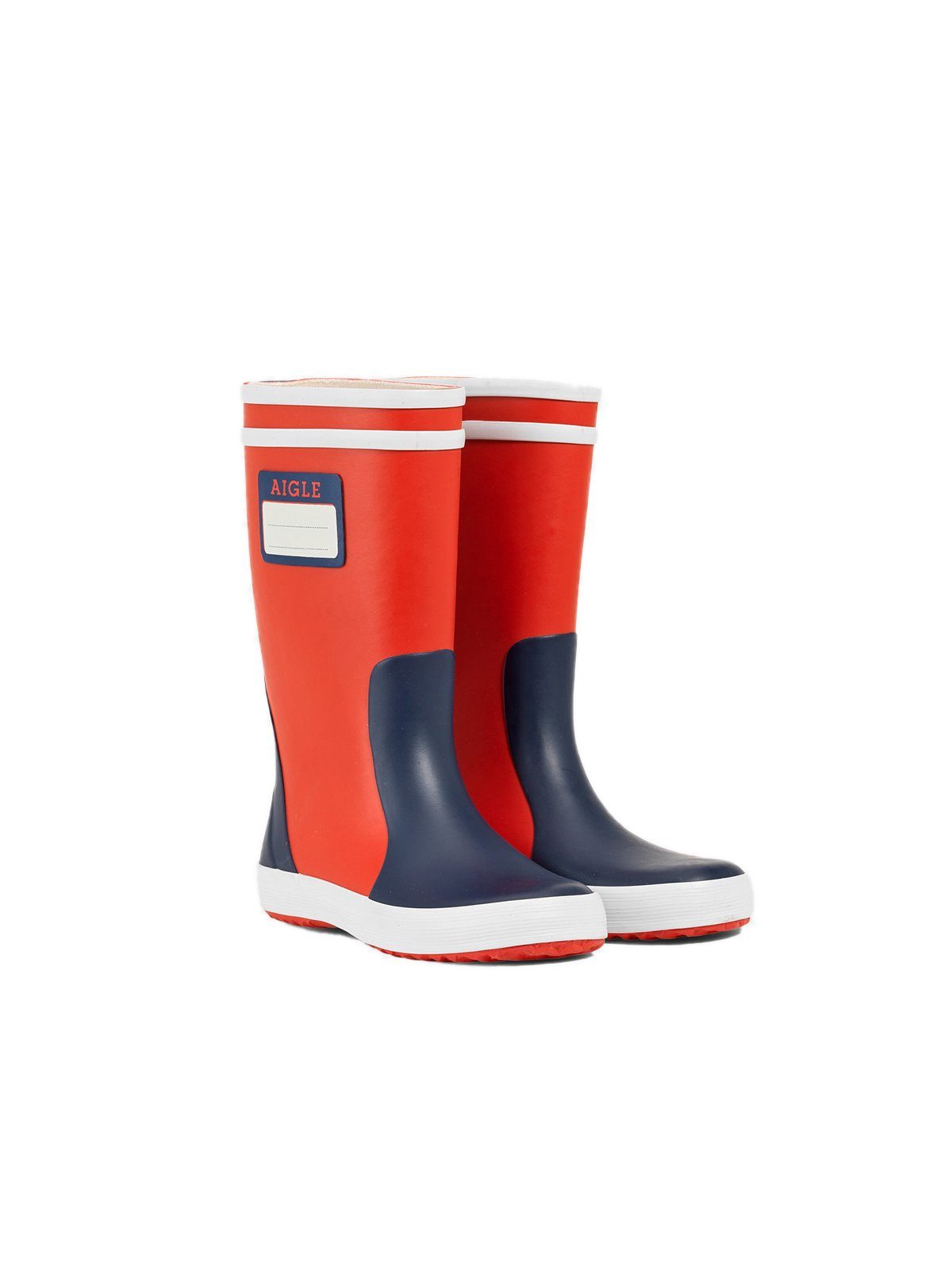 Aigle Aigle Lolly-Pop Label Color Block marineblau/rot Gummistiefel