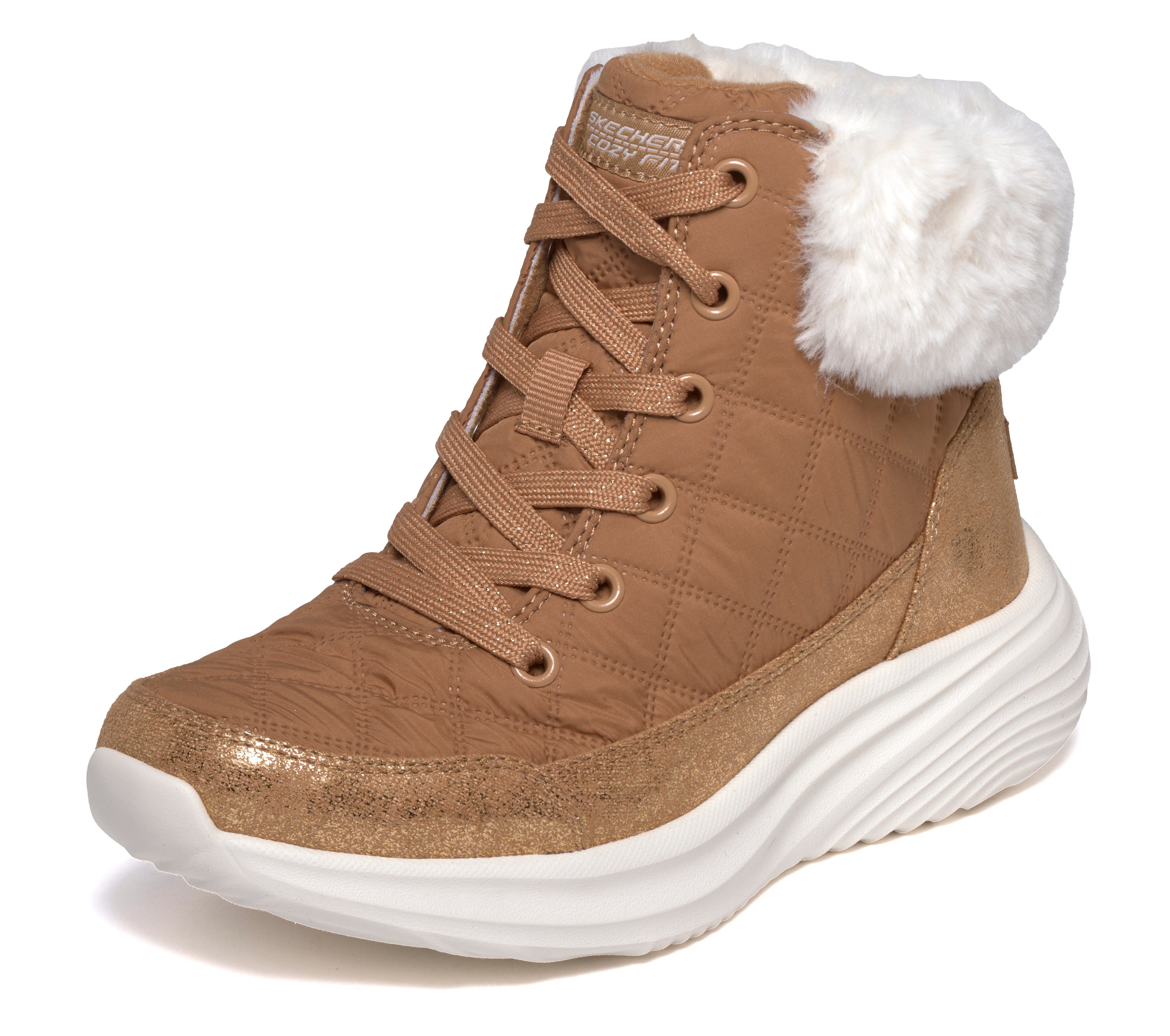 Skechers BOUNDER PRO Winterstiefel Winterboots, Schnürboots, Größenschablone zum Download