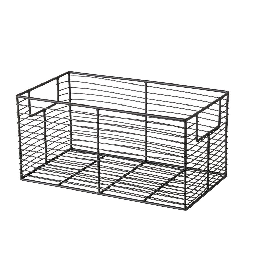 BOLTZE Dekokorb Boltze Korb Orakel, Metallkorb schwarz, L 33,5cm, 2054914 (1 St)