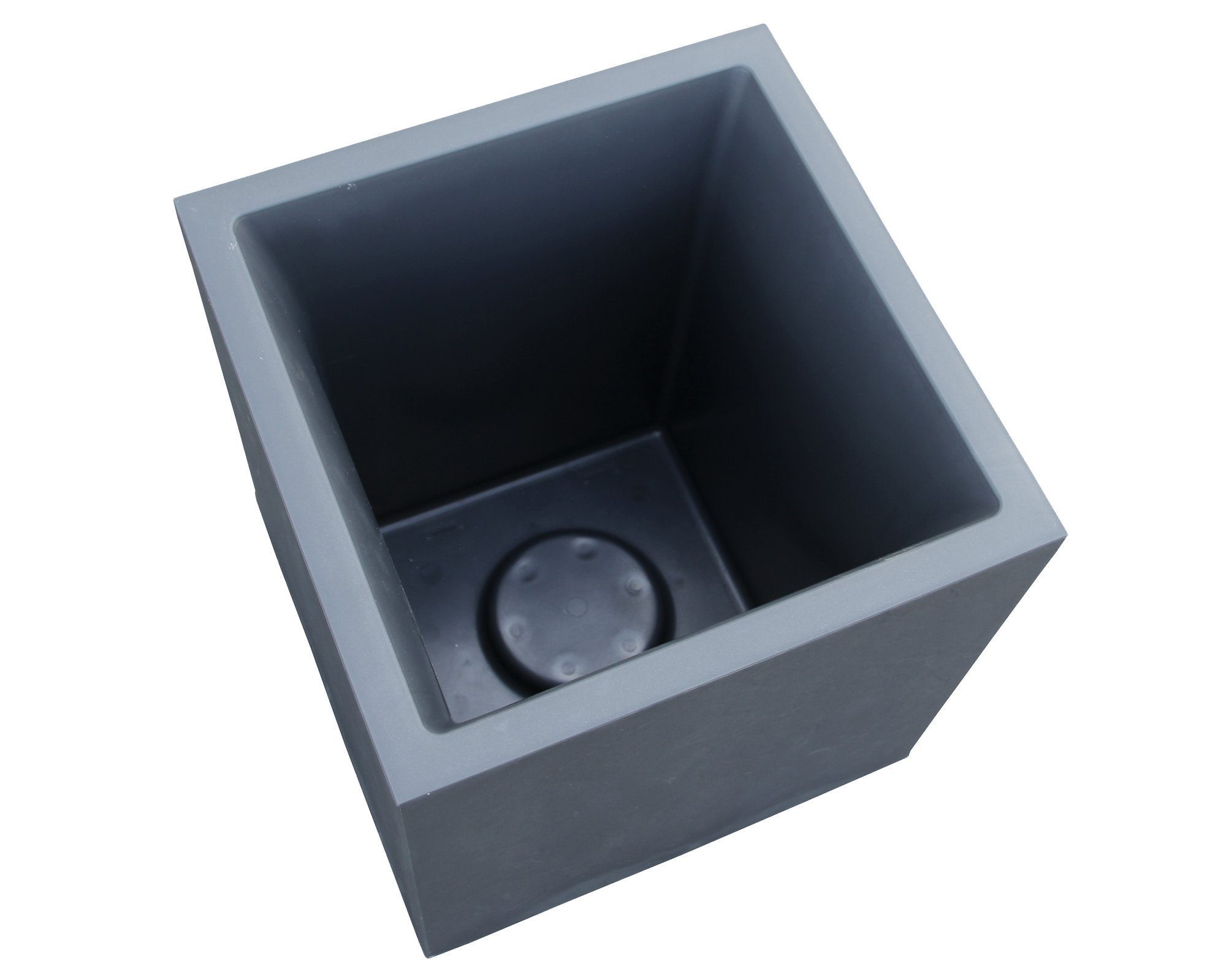 ONDIS24 Blumenkasten Pflanzkübel Blumenkübel Set Pierre Vulkansteinoptik, 100 x 40 x 40, 40 x 40 x 40, 130 Liter Wasserspeicher winterfest