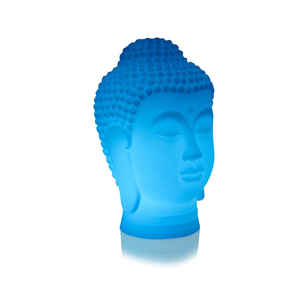 smartwares Außen-Stehlampe Smartwares LED Solar-Buddha OSL-60081 weiß 51 cm
