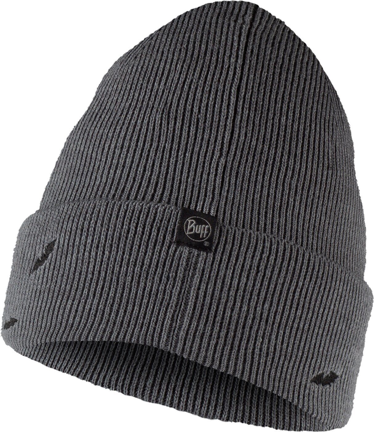 Buff Beanie Knitted Hat grey