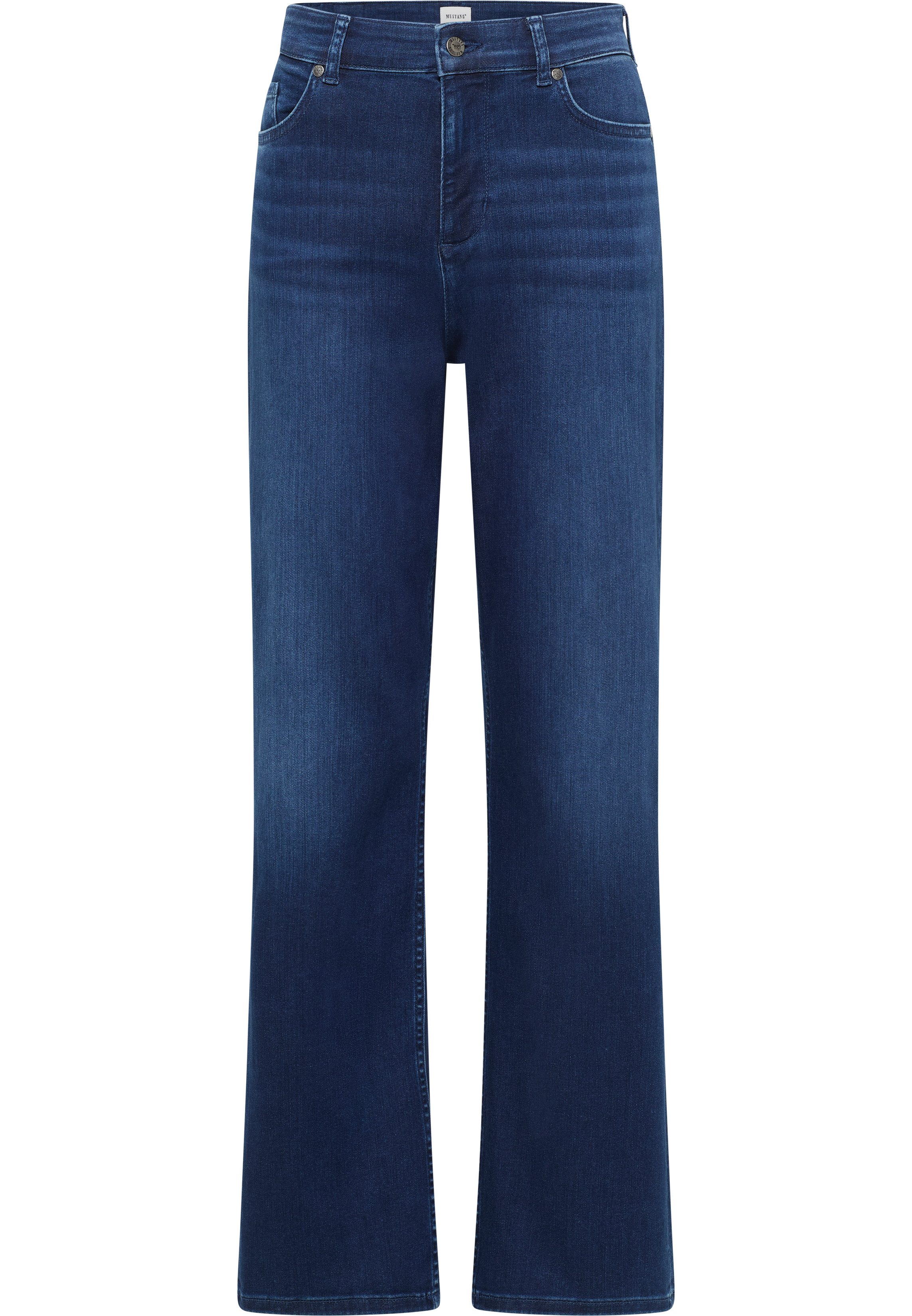 Mustang STYLE MADISON - Flared Jeans - grün/hellgrün