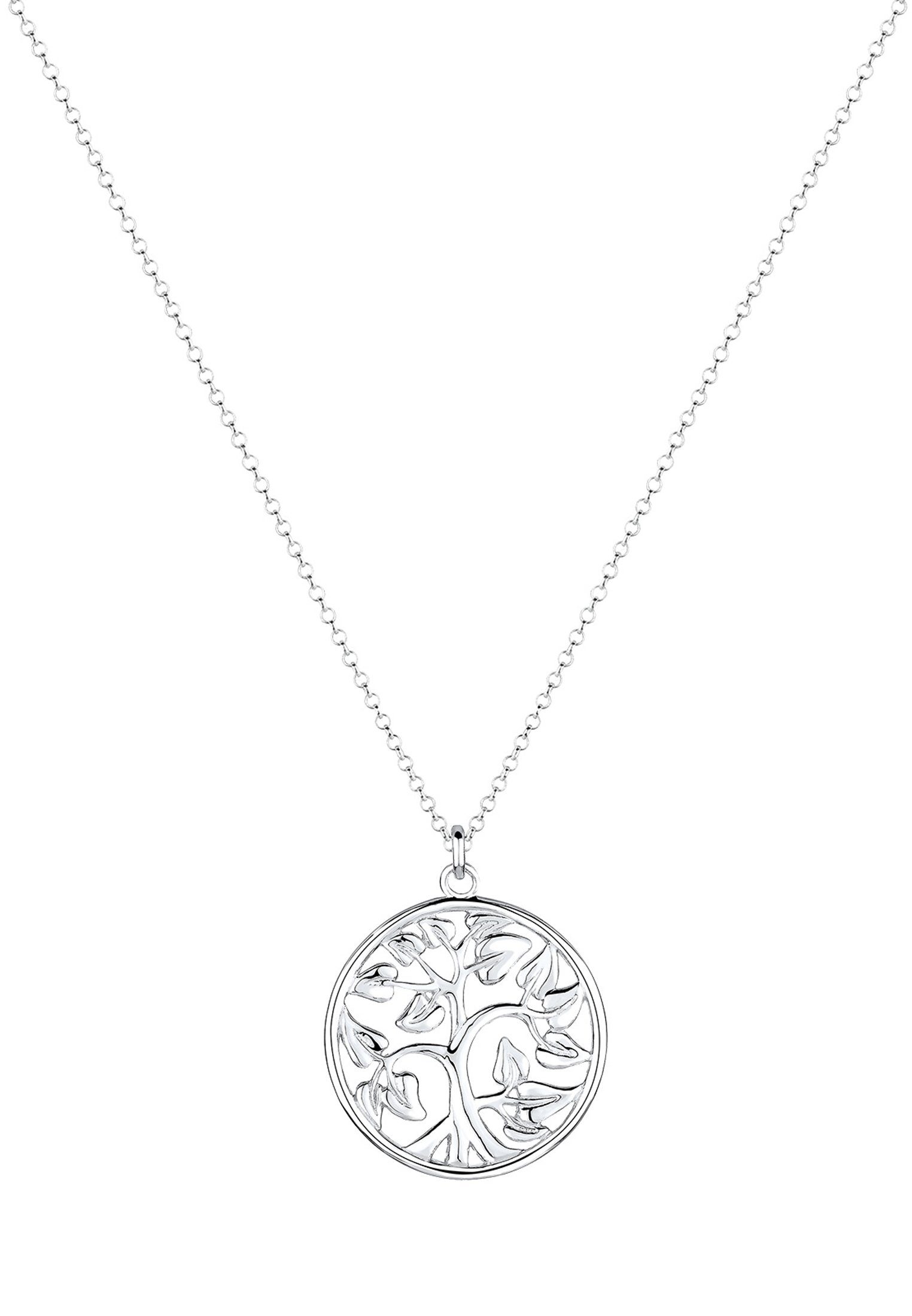 Anhänger Elli 925 Floral Kette Lebensbaum Tree of Life mit Silber