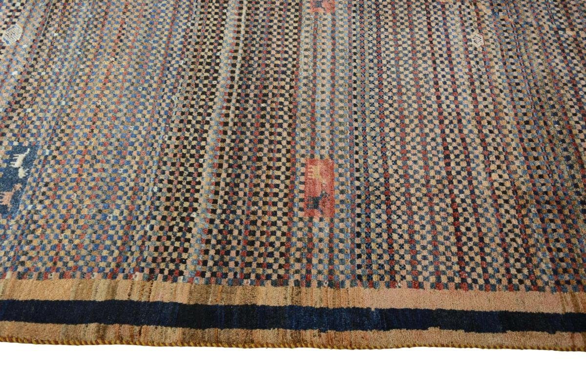 Orientteppich Perser Gabbeh Ghashghai 217x270 mm 15 rechteckig, Nain Höhe: Handgeknüpfter Trading, Moderner