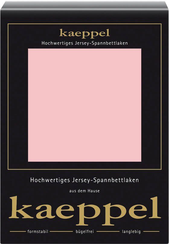 Kaeppel Spannbettlaken Single Jersey Mako Elasthan, günstig online kaufen