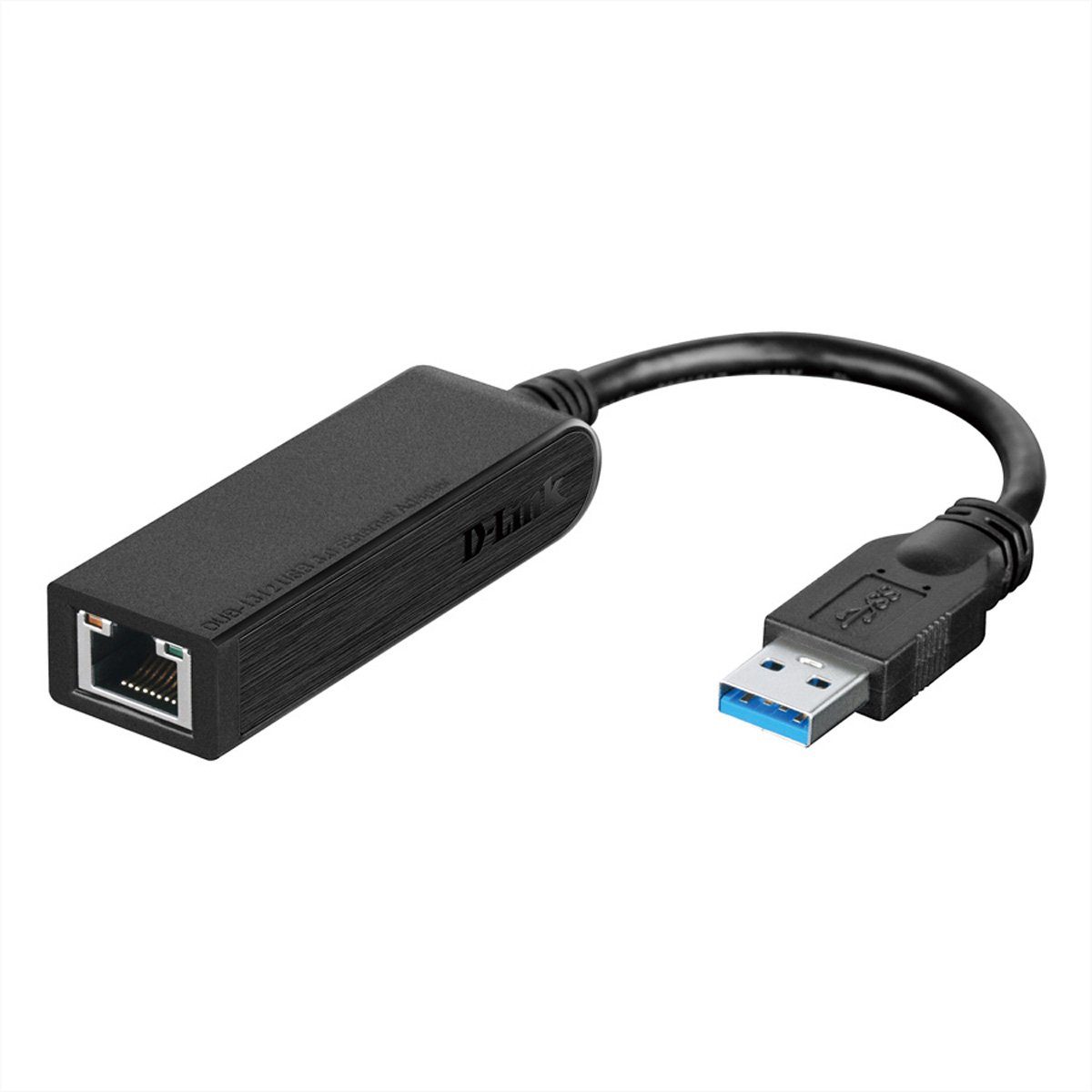 D-Link DUB-1312 USB 3.0 Adapter Netzwerk-Adapter USB 3 Typ A Männlich (Stecker) zu RJ-45 Weiblich (Buchse)