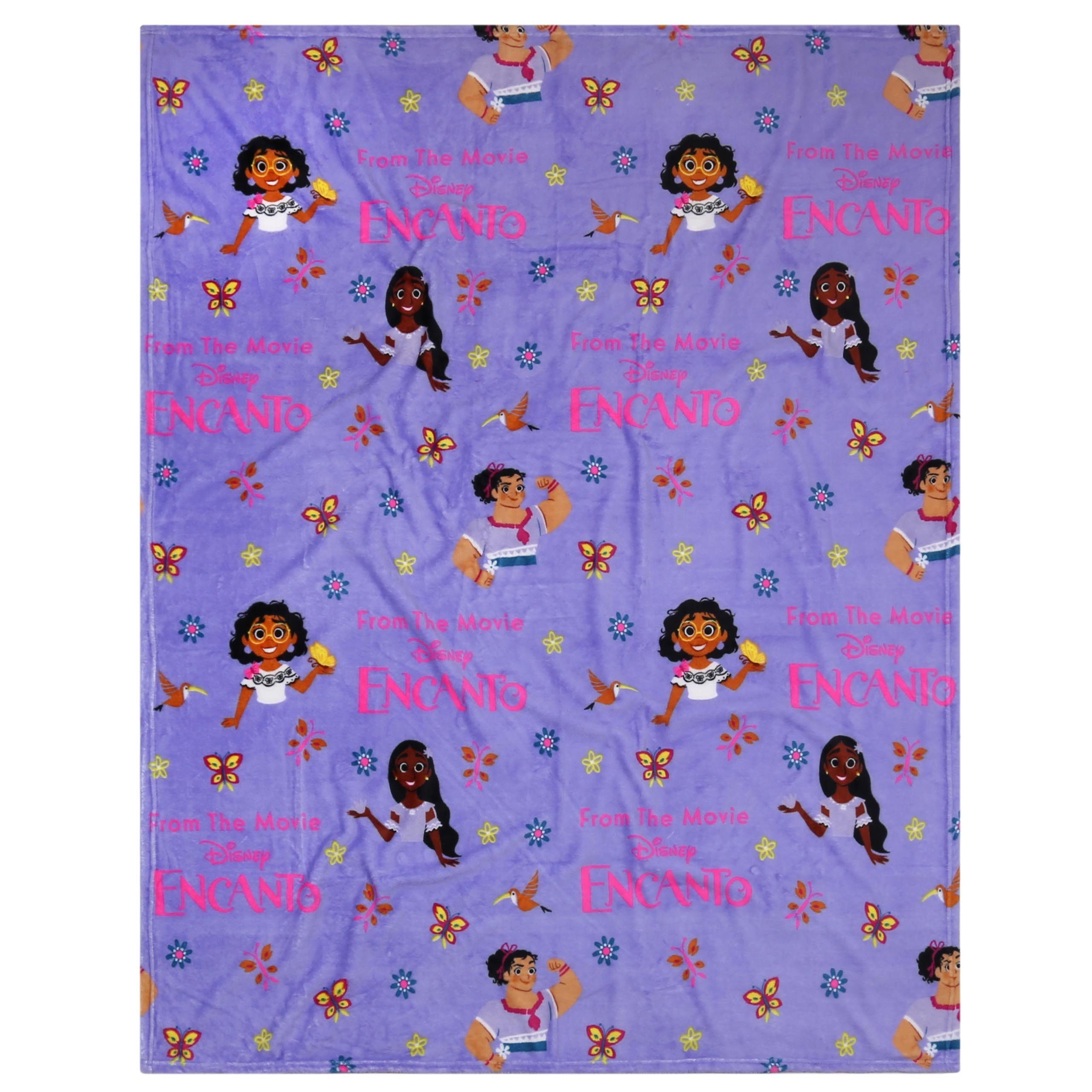 Plaid Encanto Disney Lila Tagesdecke/Decke 120x150 cm, Sarcia.eu günstig online kaufen