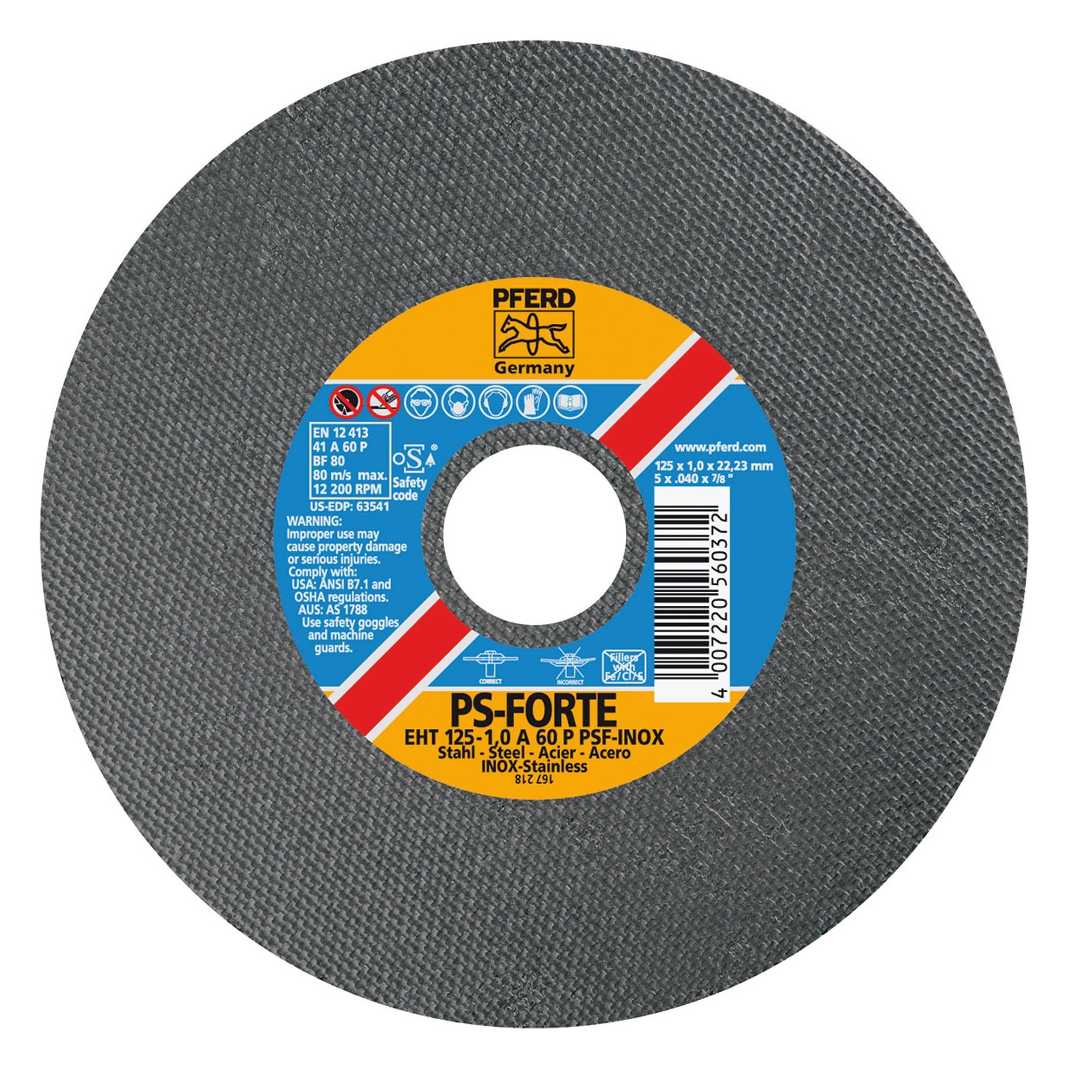Pferd Trennscheibe, Ø 230 mm, A46PPSF-Inox 230 x 1,9 mm gerade