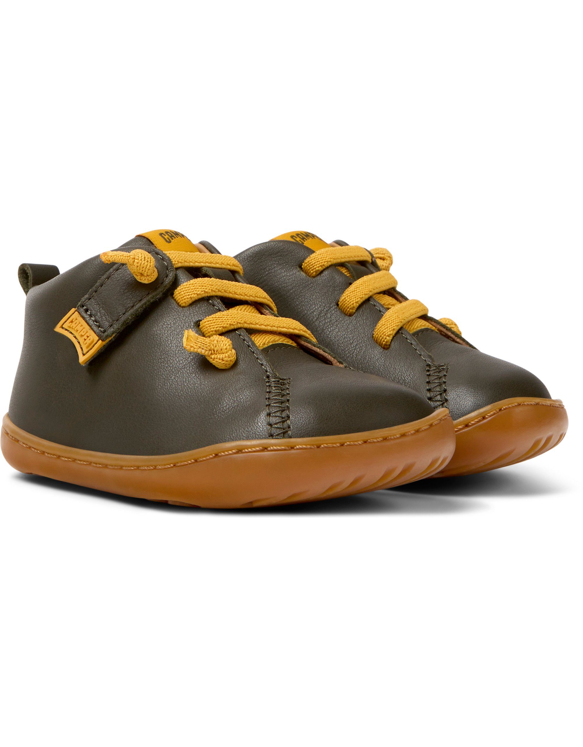 Camper Camper Lauflernschuhe Peu erste Schuhe Kinder Leder Grün Lauflernschuh