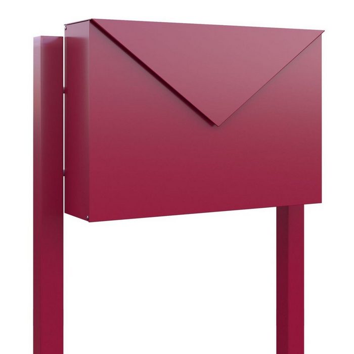 Bravios Briefkasten Standbriefkasten Letter Rot