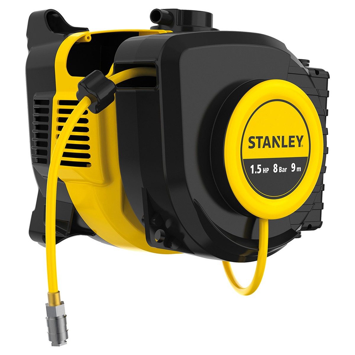 STANLEY Kompressor Compressor - wall tech - slang 9 m