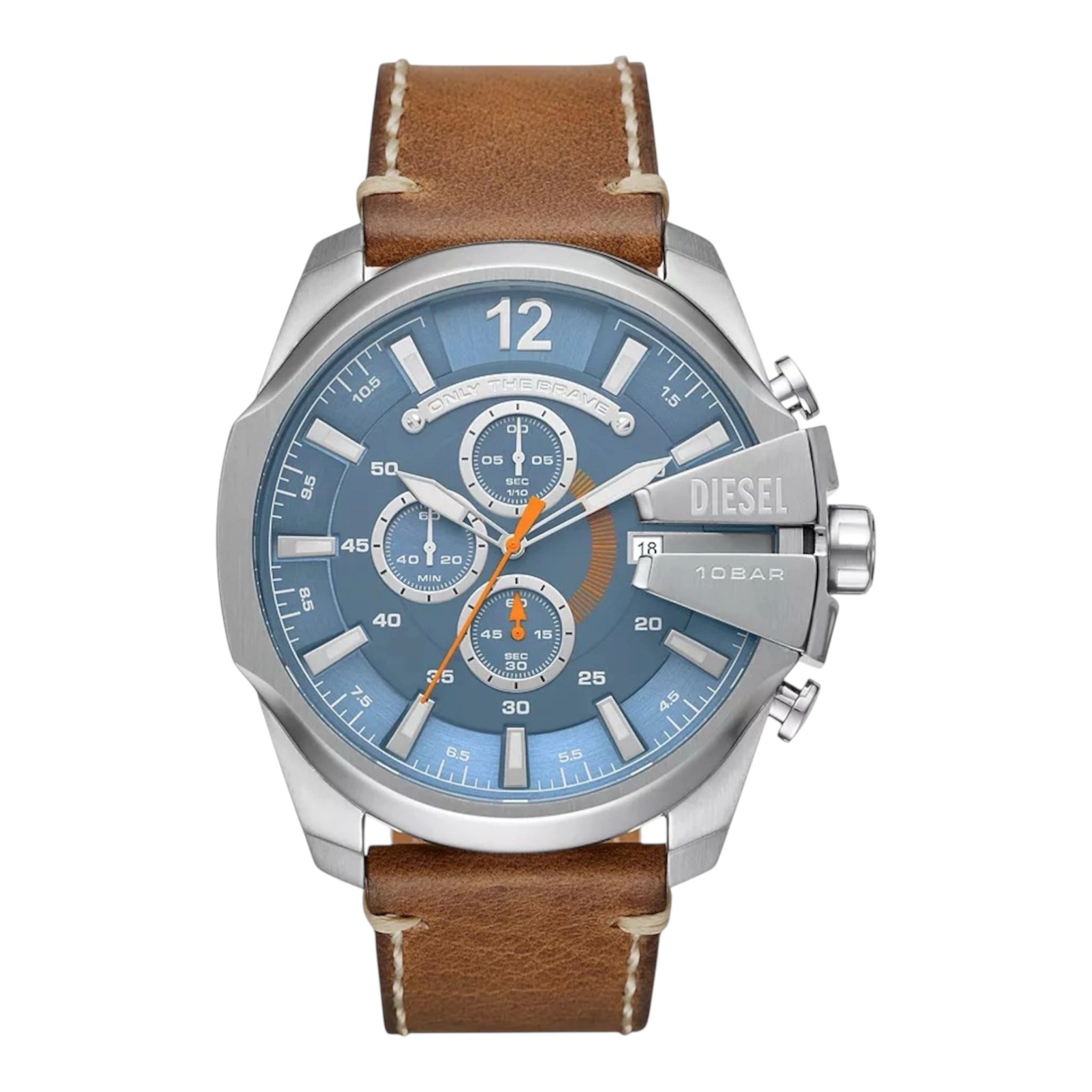 Diesel Quarzuhr Diesel Herrenuhr Chronograph DZ4458 Leder günstig online kaufen