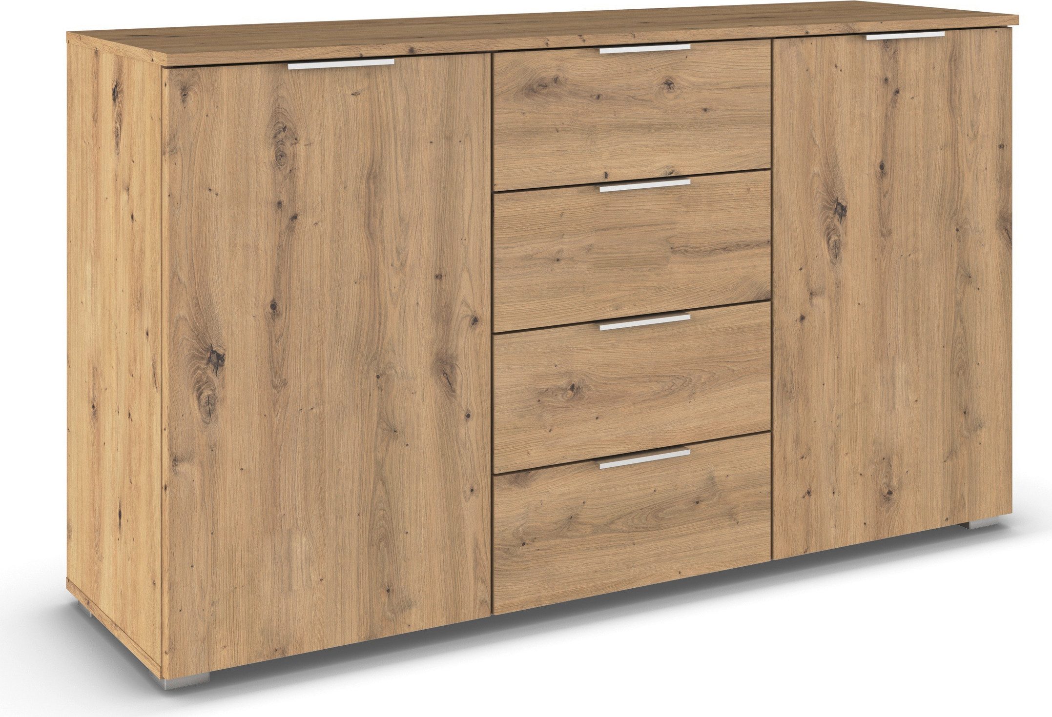 Kombikommode Sideboard Schubladenkommode AGORDO mit Dekor- oder Hochglanzfront