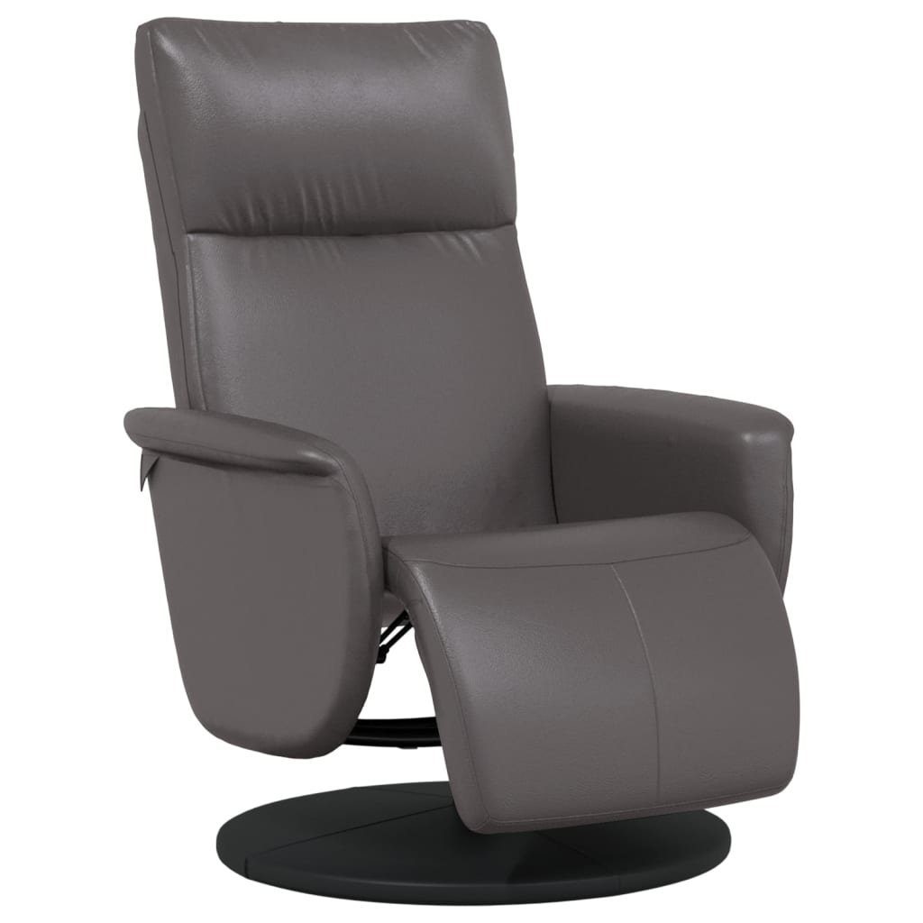 vidaXL Sessel Relaxsessel mit Fußteil Grau günstig online kaufen