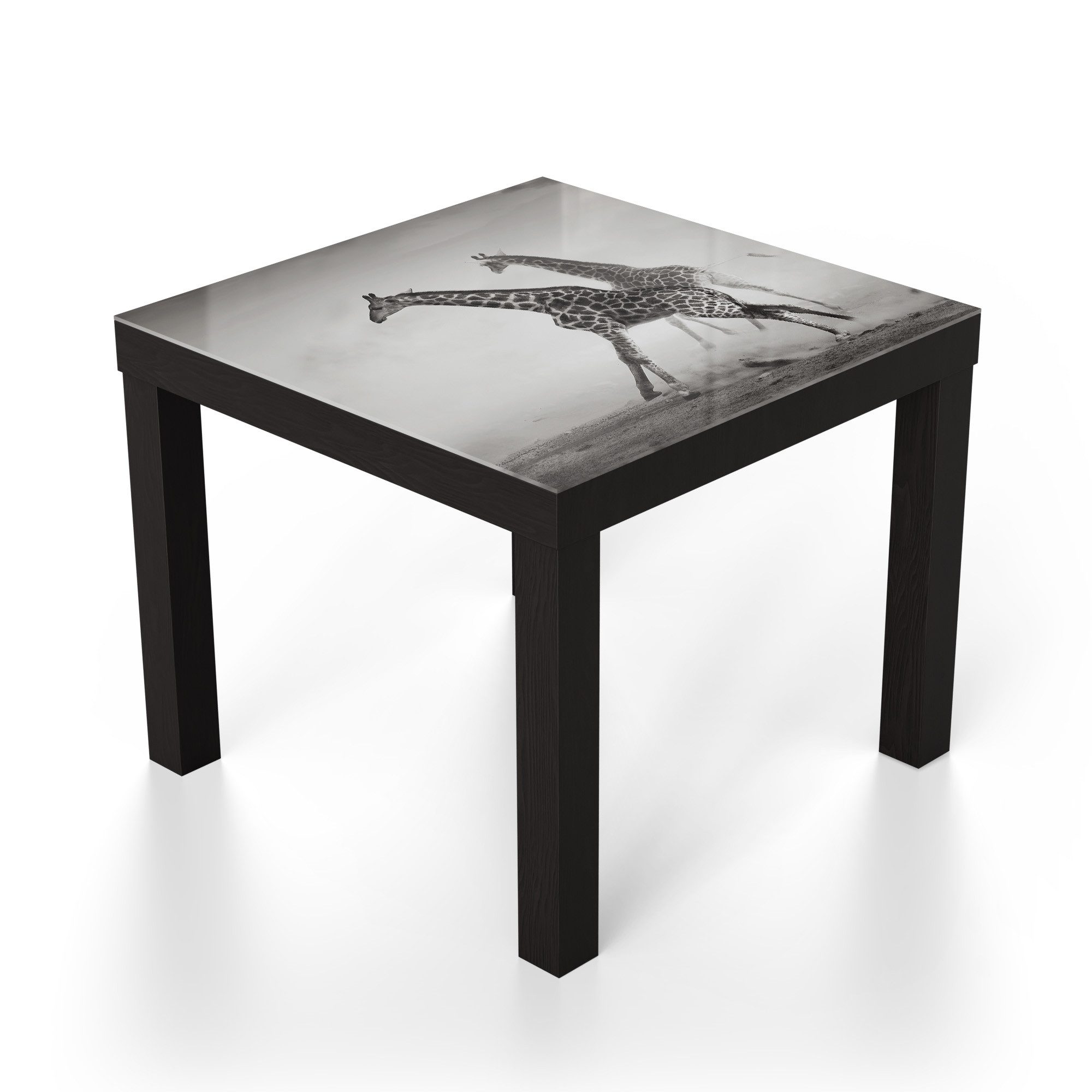 DEQORI Couchtisch 'Grazie der Wildnis', Glas Beistelltisch Glastisch modern