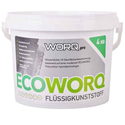 Worq.Pro Dach- und Sockelfarbe ECOWORQ Flüssigkunststoff - Dachabdichtung, Flachdachabdichtung