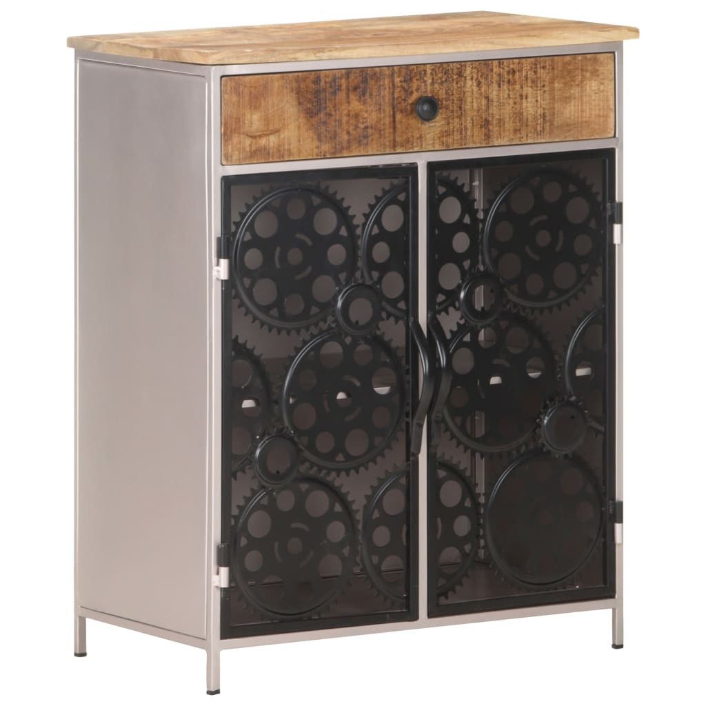 vidaXL Sideboard Sideboard 60x35x75 cm Raues holz & Eisen (1 St)