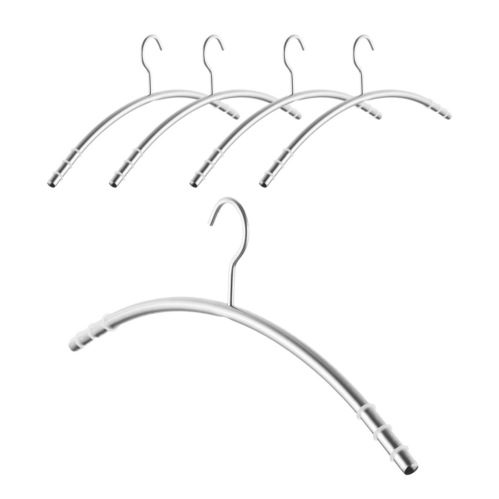SO-TECH® Kleiderbügel Garderobenbügel Edelstahl SS201 gebürstet günstig online kaufen