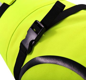 BRUBAKER Skitasche Carver Champion Ski Tasche - Neongelb (Skibag für Skier und Skistöcke, 1-tlg., reißfest und schnittfest, Neon Gelb), gepolsterter Skisack mit Zipperverschluss