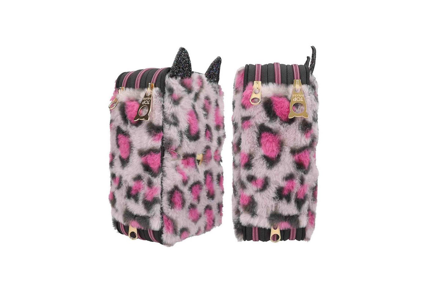 Thumbnail - Depesche Federmäppchen TOPModel 3-Fach Federtasche REBEL KITTY, (1-tlg)