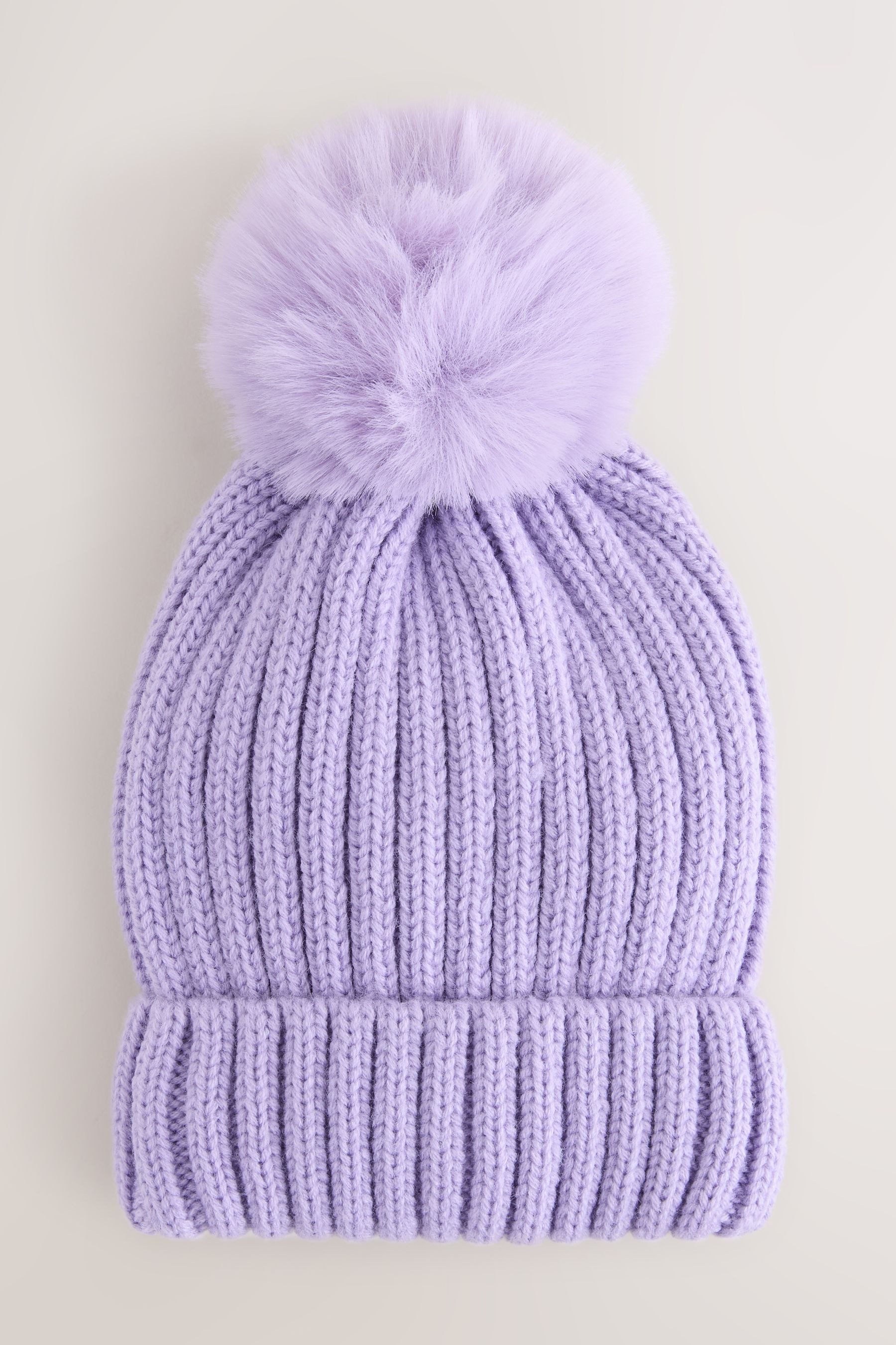 Next Beanie Gerippte Bommelmütze (1-St) günstig online kaufen