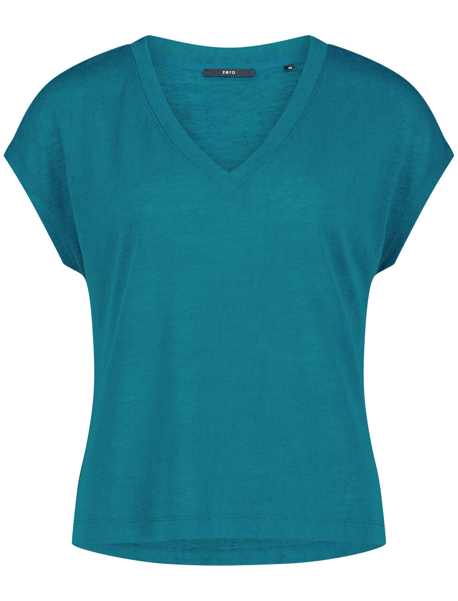 Zero T-Shirt Damen mit V-Ausschnitt (1-tlg) Material