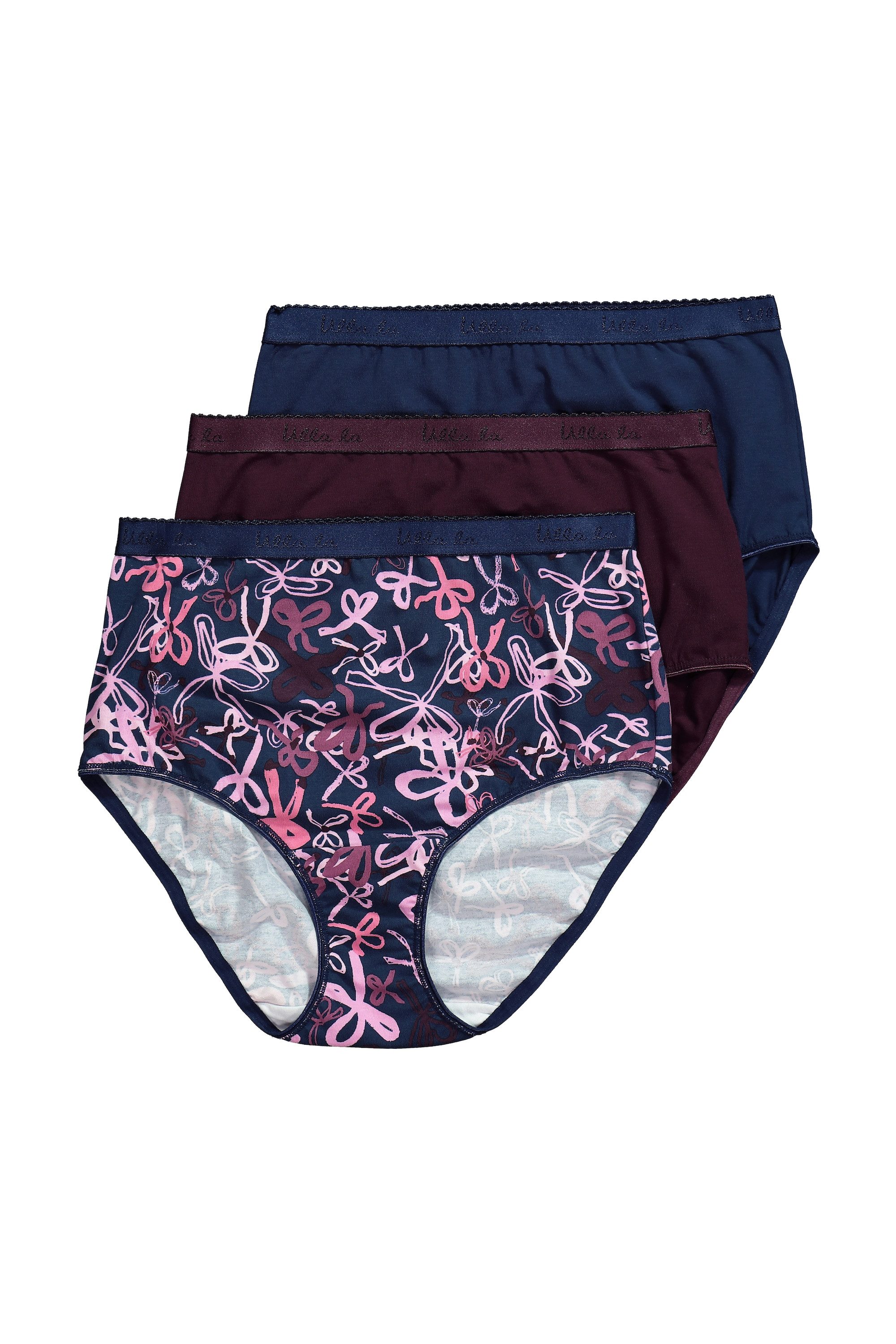 Ulla Popken Maxislip Maxislips 3er-Pack High Waist (3-St)