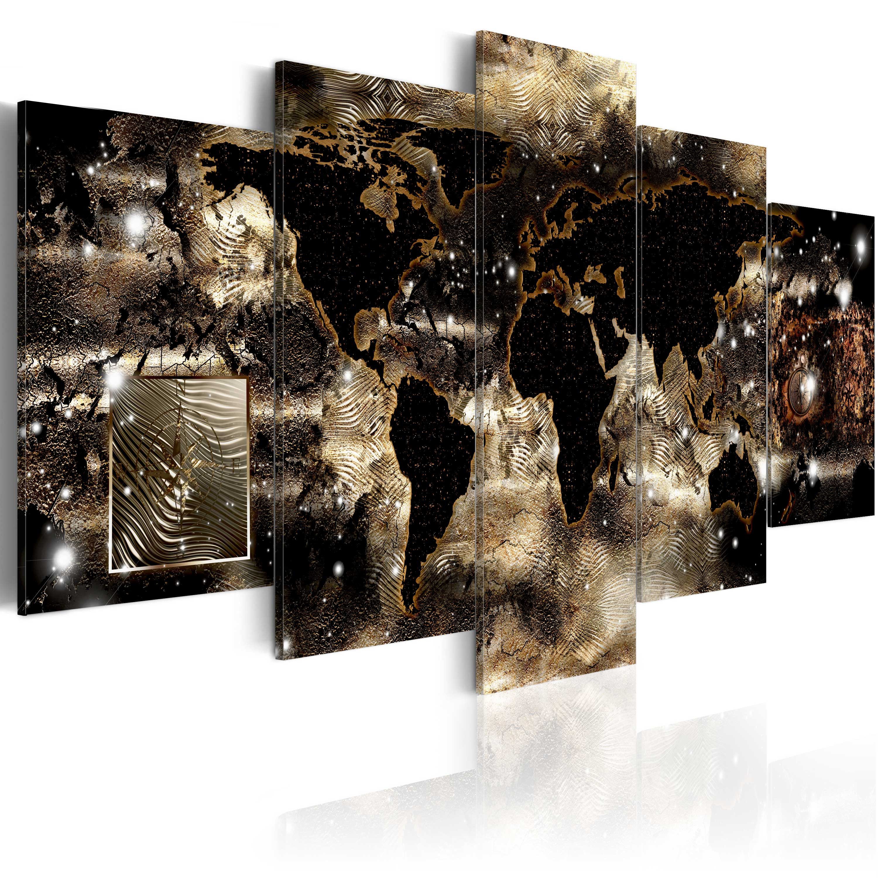 Artgeist Wandbild Continents and stars