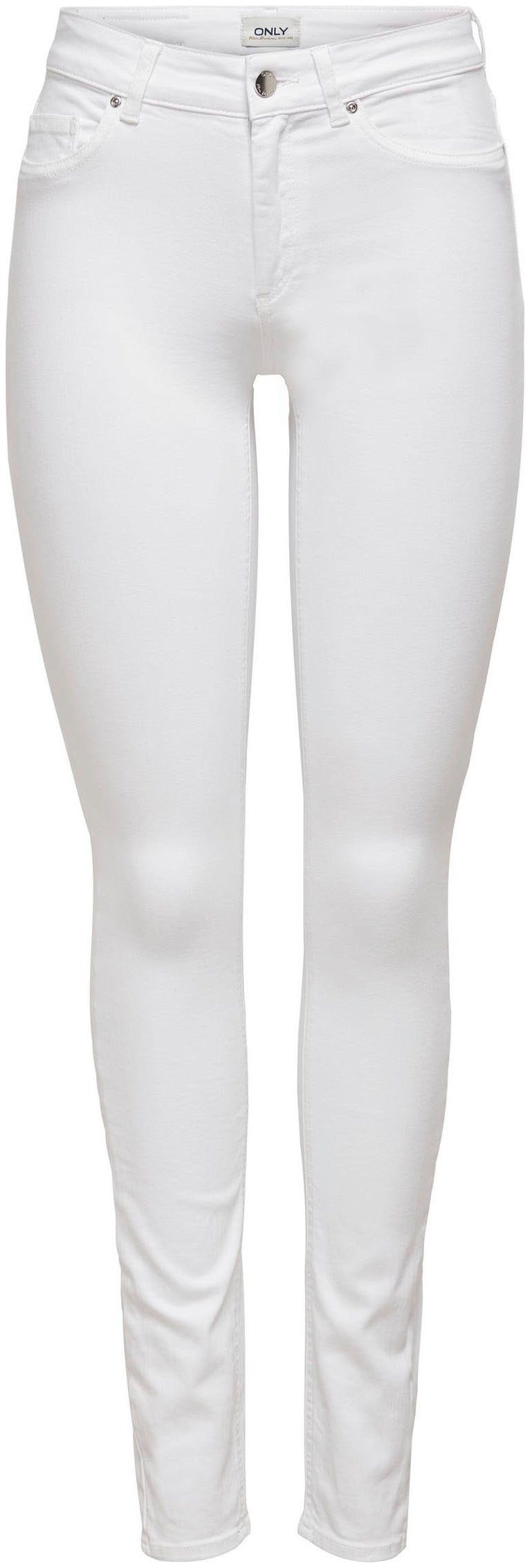 ONLY Skinny-fit-Jeans ONLBLUSH MID SKINNY DNM REA0730. Reduzierter Preis € 33,99. Unverbindliche Preisempfehlung € 44,99